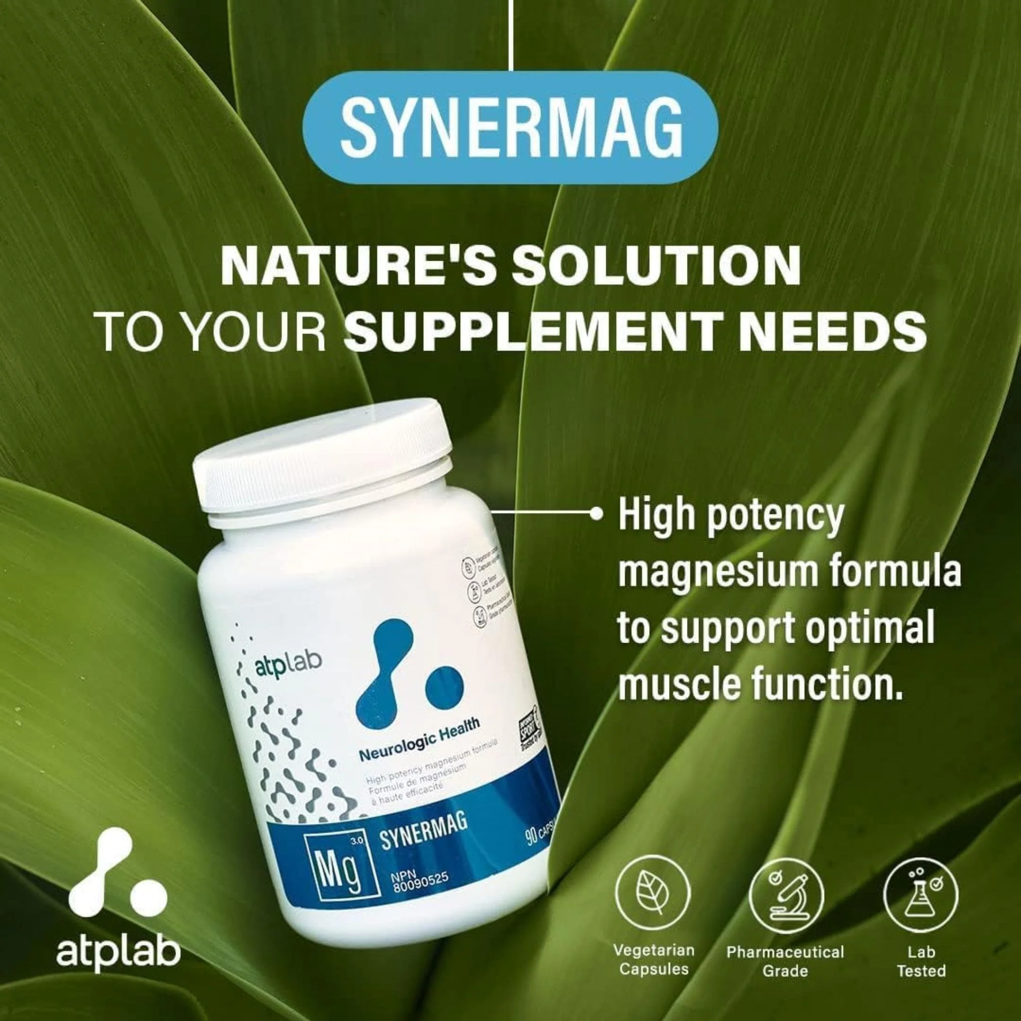 ATP Lab Syner Sleep, Natural Sleep Aid, 60 Vegetable Capsules - Image 8