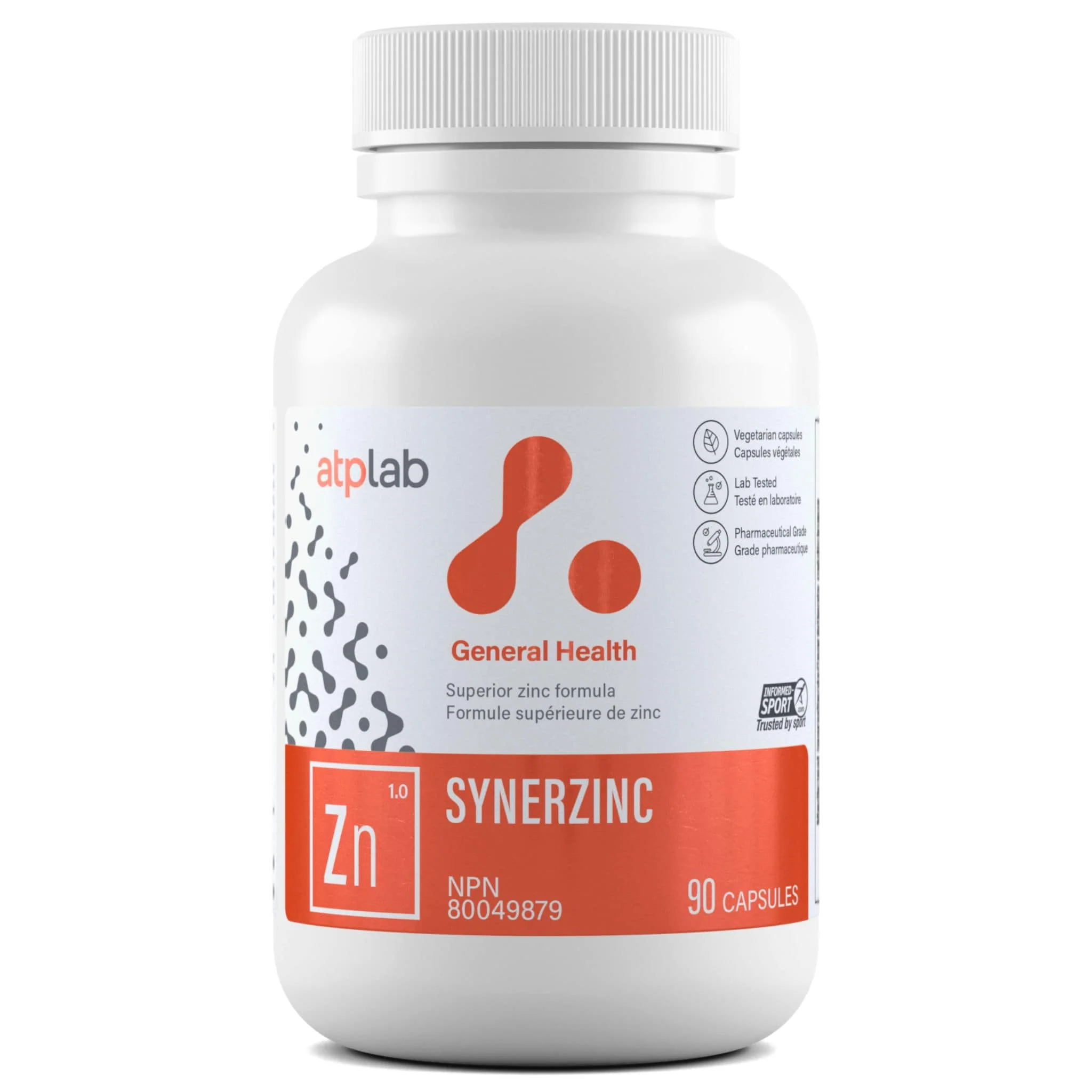 ATP Lab Synerzinc, Zinc Blend, 90 Vegetable Capsules