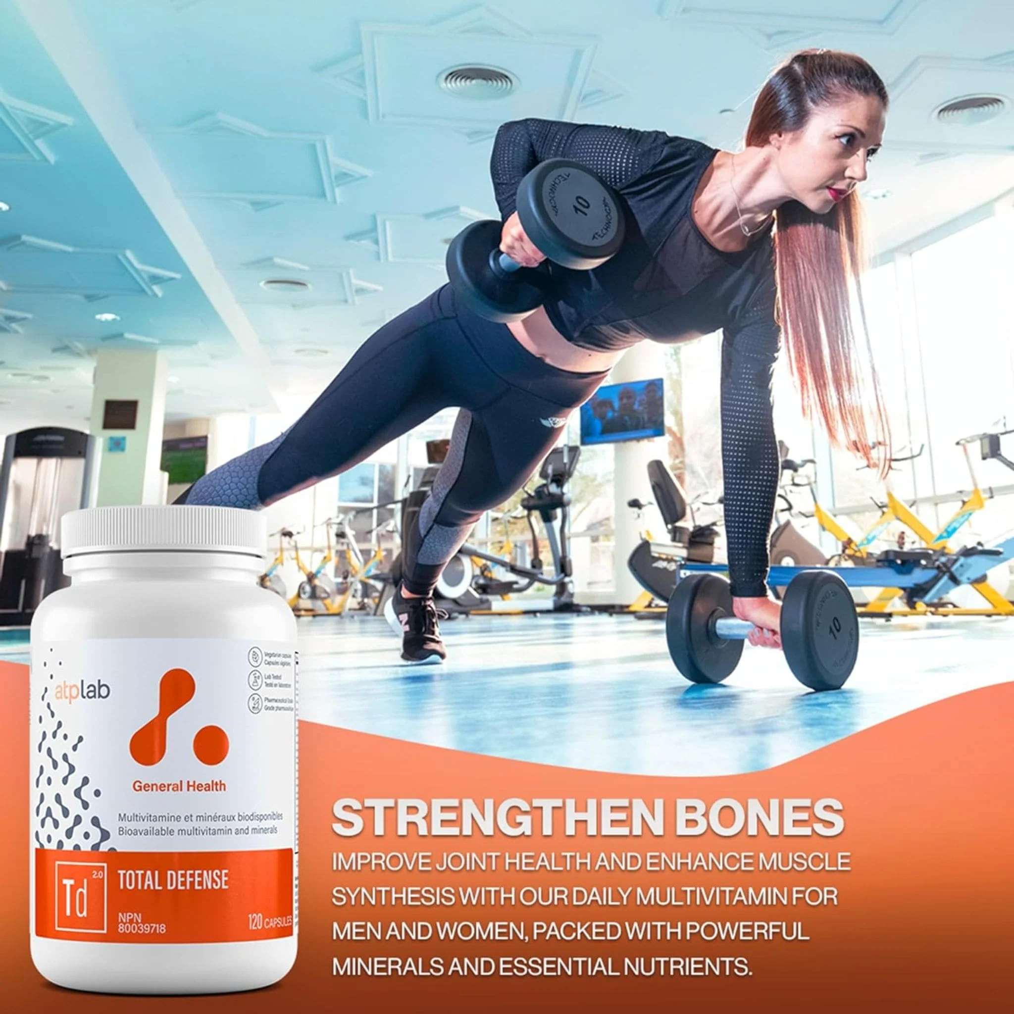 ATP Lab Total Defense, Multivitamin and Multimineral, 120 Vegetable Capsules - Image 5
