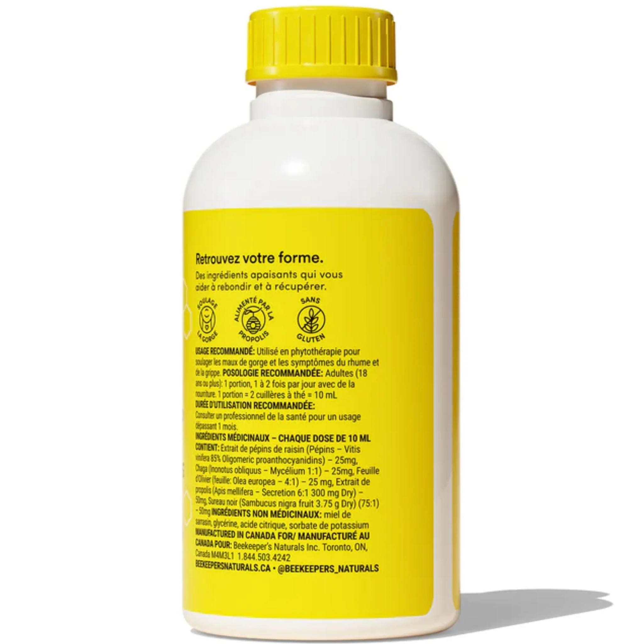 Beekeepers Naturals Cough Syrup Daytime Relief Formula, 118ml - Image 2
