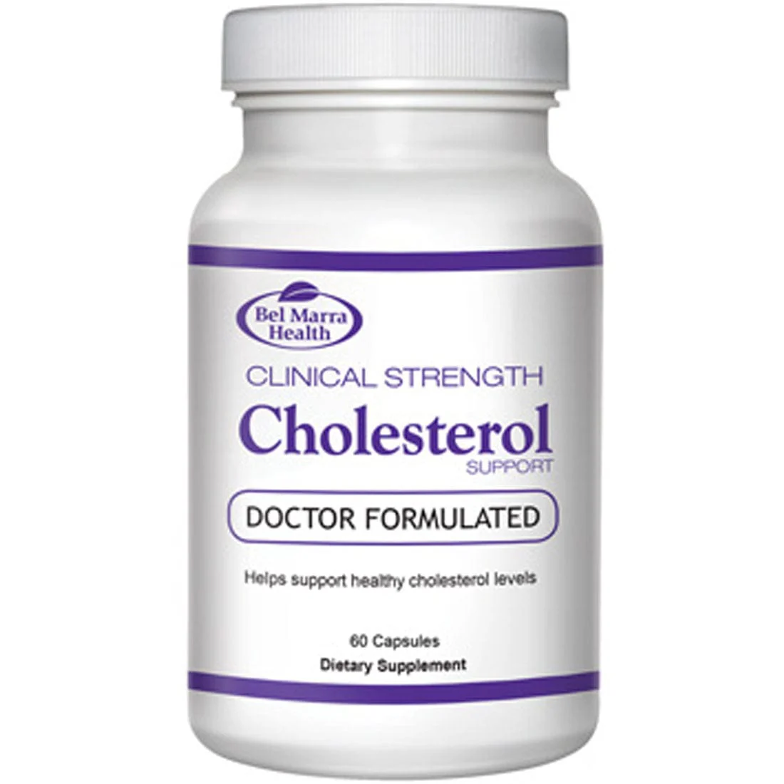 Bel Marra Clinical Strength Cholesterol Support, 60 Capsules
