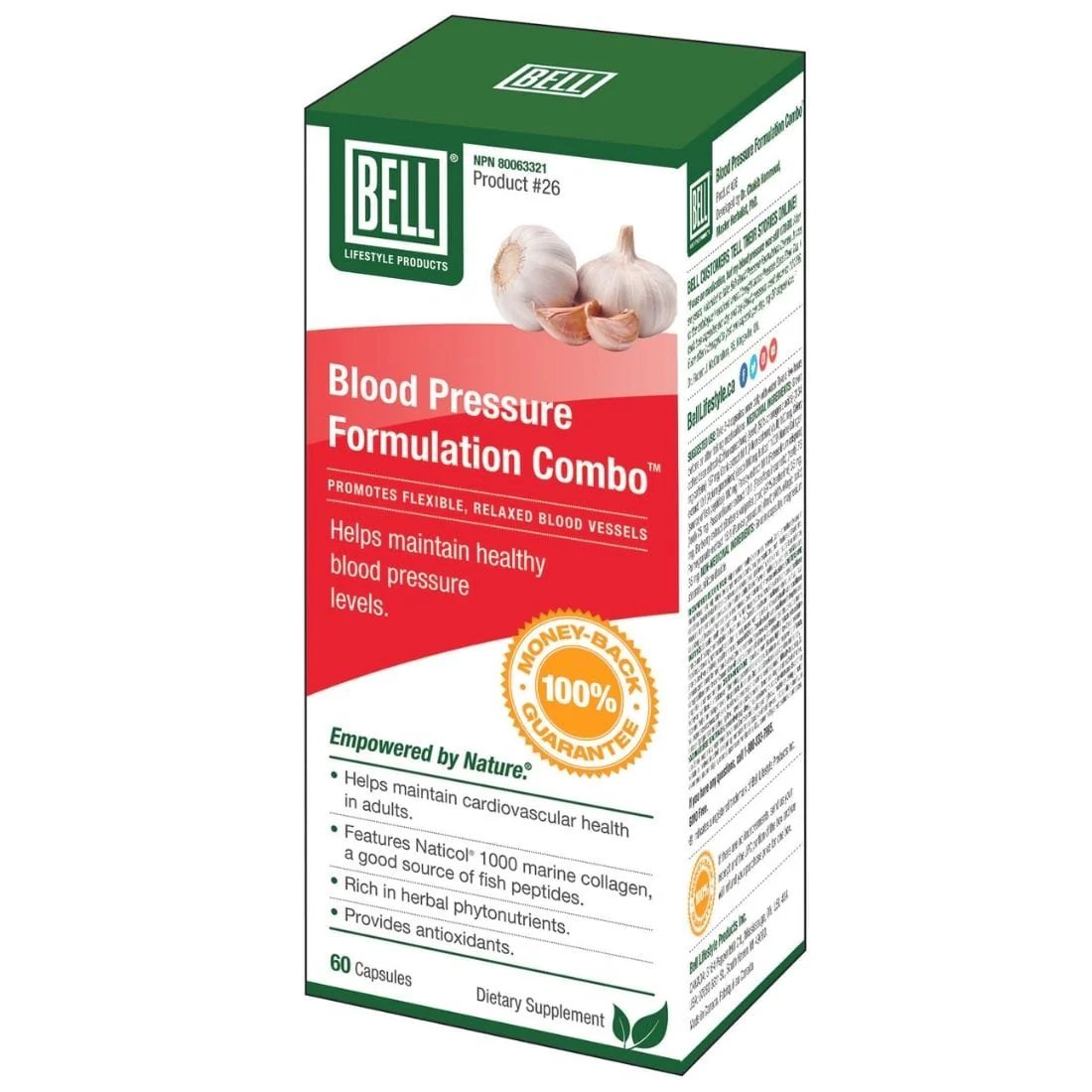 Bell Blood Pressure Formulation Combo #26, Cardiovascular Blood Pressure and Circulation Support