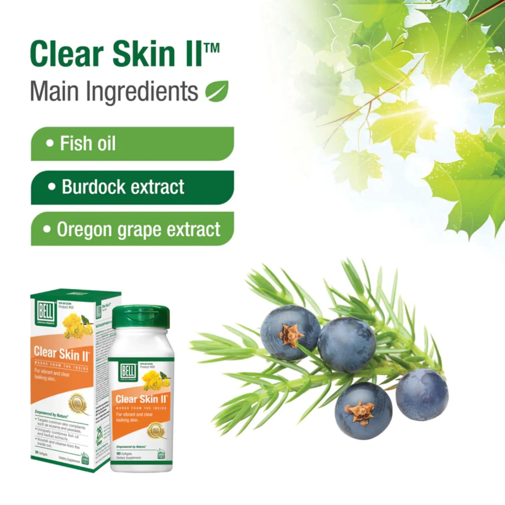 Bell #69 Clear Skin II (Formerly Help For Skin Disorders #60), 90 Capsules - Image 3