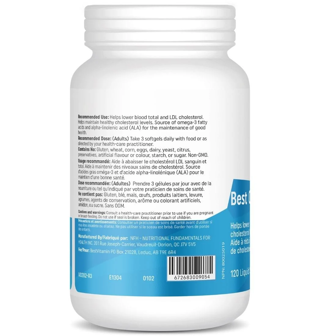 BestVitamin Best Cholesterol Support, Helps lower & maintain healthy cholesterol levels, 120 Liquid Softgels, Clearance 50% Off, Final Sale - Image 2