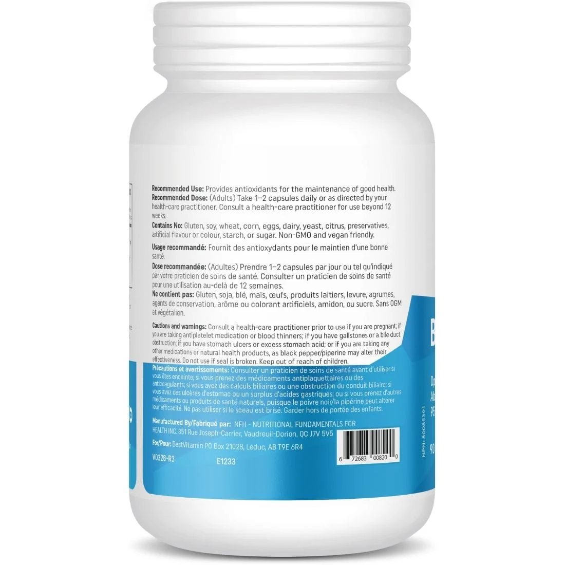 BestVitamin Best Curcumin 500mg, Turmeric Root Anti-inflammatory Support, 90 Vegetable Capsules - Image 2