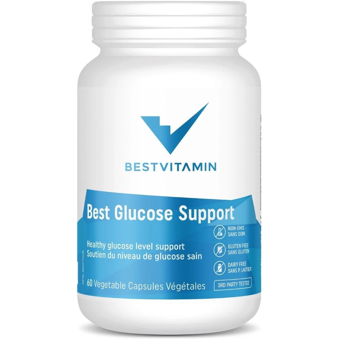 BestVitamin Best Glucose Support, Supports healthy glucose metabolism, 60 Vegetable Capsules