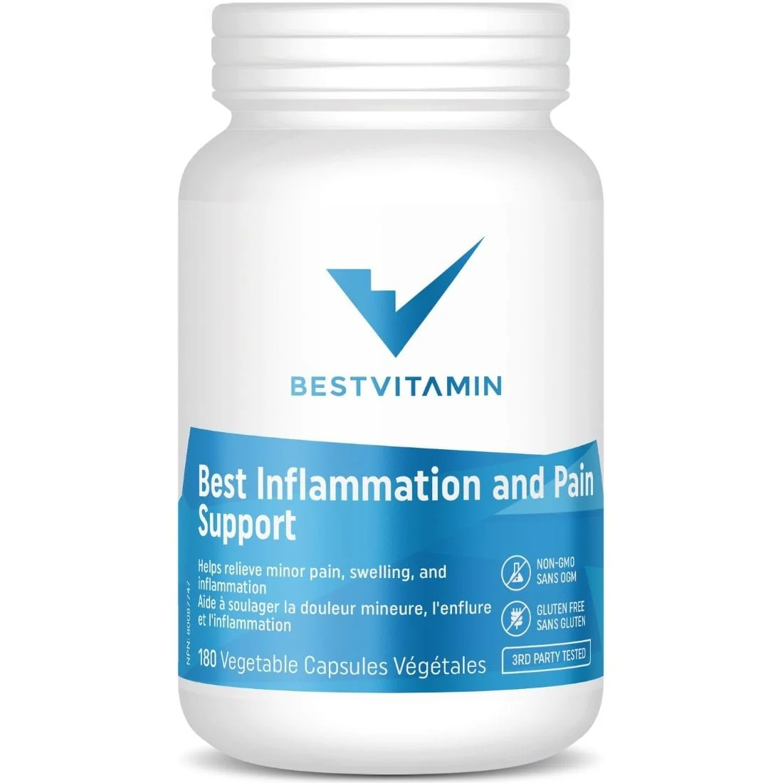 BestVitamin Best Inflammation and Pain Support, Helps relieve minor pain, swelling & inflammation - Image 6