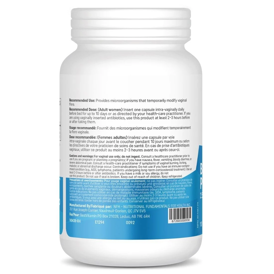 BestVitamin Best Womens Vaginal Probiotic, Restore healthy bacteria & optimal pH, 10 Suppository Capsules with FREE Applicator, Store in Fridge - Image 2