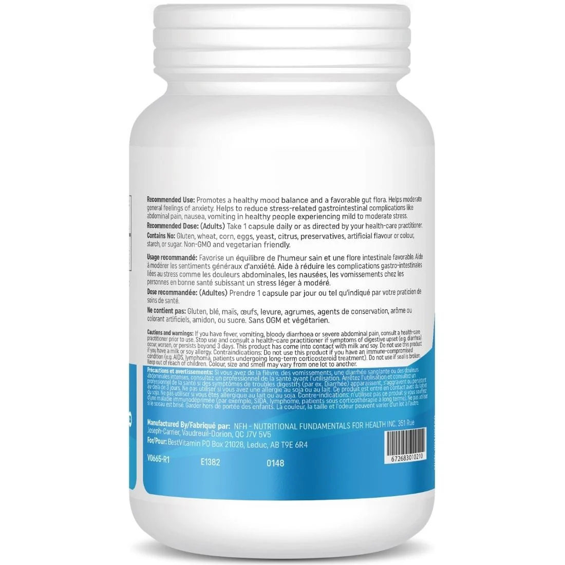BestVitamin Gut Brain Axis, Probiotic for Mood, Stress & Anxiety, 10 Billion, 60 Enteric Vegetable Capsules, 50% Off, Final Sale - Image 4