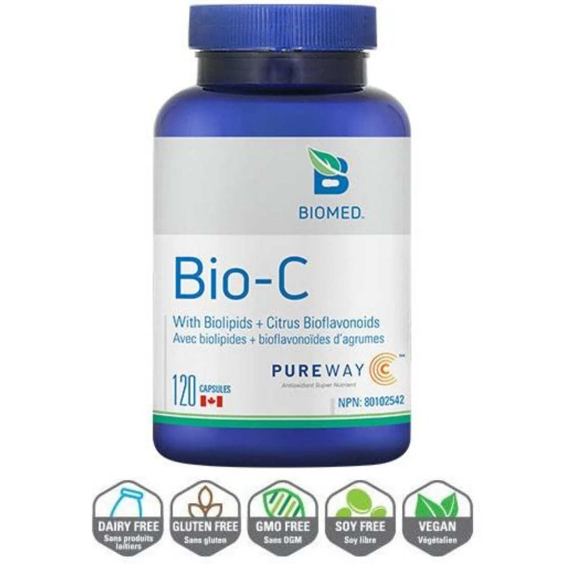Biomed Bio-C (Lipid metabolites and Citrus Bioflavonoids) Capsules - Image 2