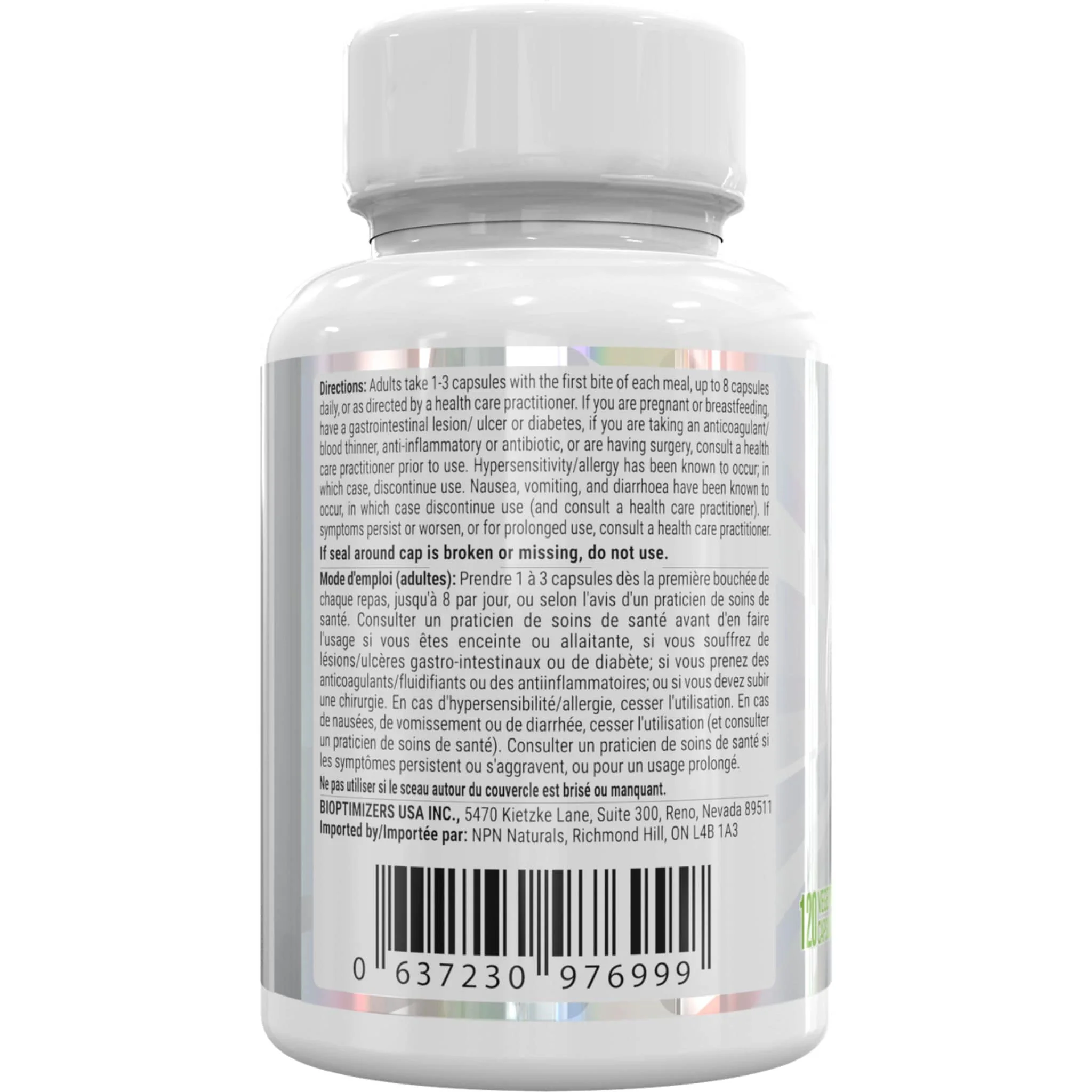 BiOptimizers Masszymes, Advanced Enzyme Formula, 120 Vegetarian Caps - Image 3