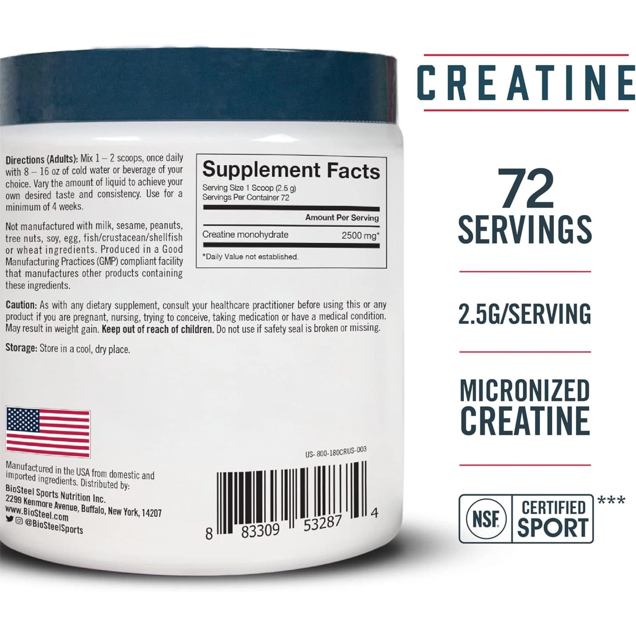 Biosteel Creatine, 180g - Image 2