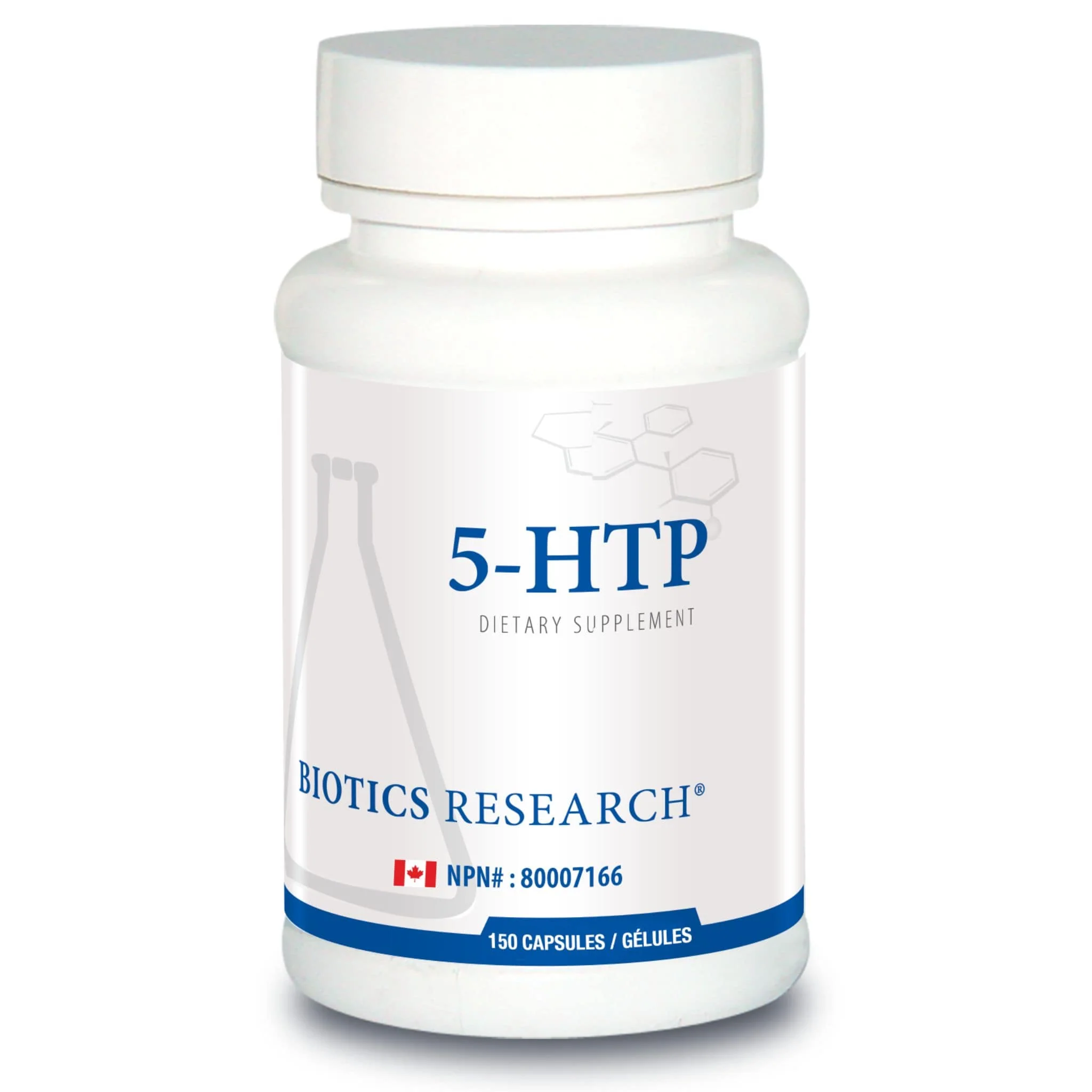 Biotics Research 5-HTP, 5-Hydroxytryptophan 50mg, Supports Serotonin Production, Healthy Sleep, and Mood Balance, 150 Capsules