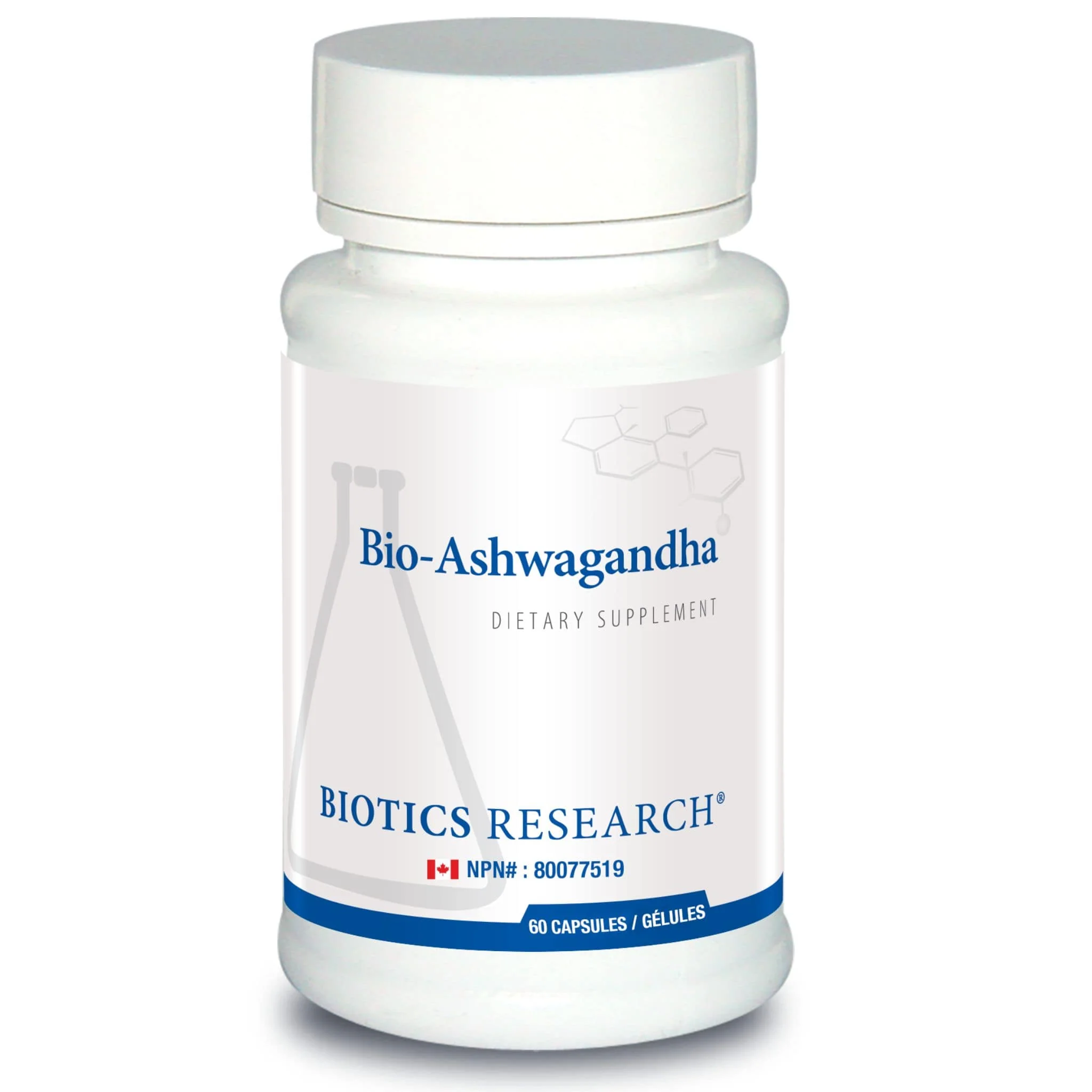 Biotics Research Bio-Ashwagandha 300mg, Supports Stress Management, 60 Capsules