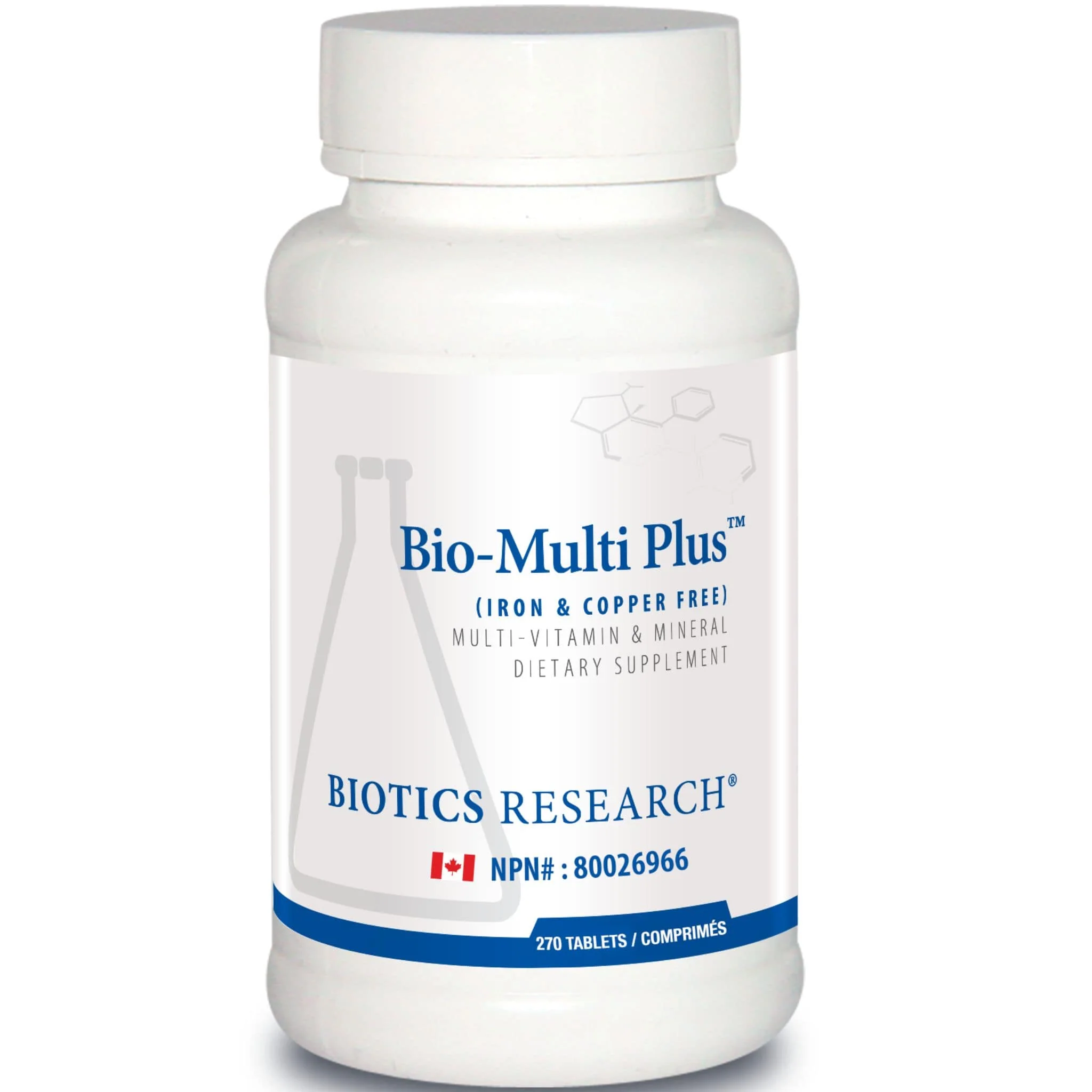 Biotics Research Bio-Multi-Plus Iron and Copper Free, Broad Spectrum Multivitamin and Multimineral Support, 90-270 Tablets - Image 3