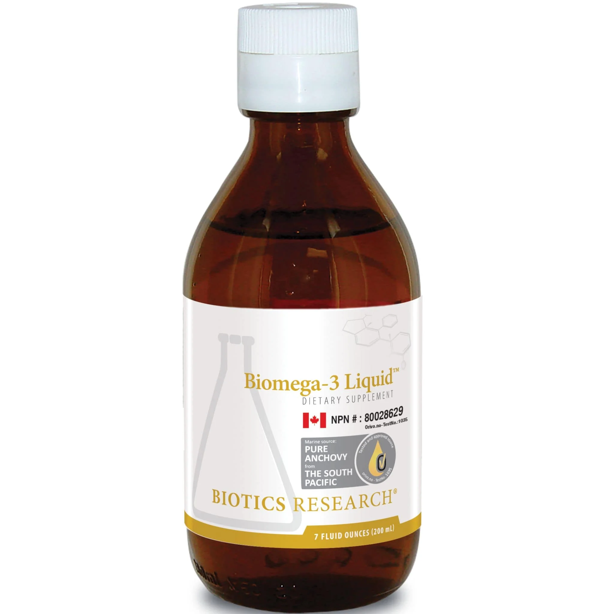 Biotics Research Biomega-3 Liquid, Marine Lipid Concentrate, Omega-3 with EPA 740mg & DHA 460mg, 200ml