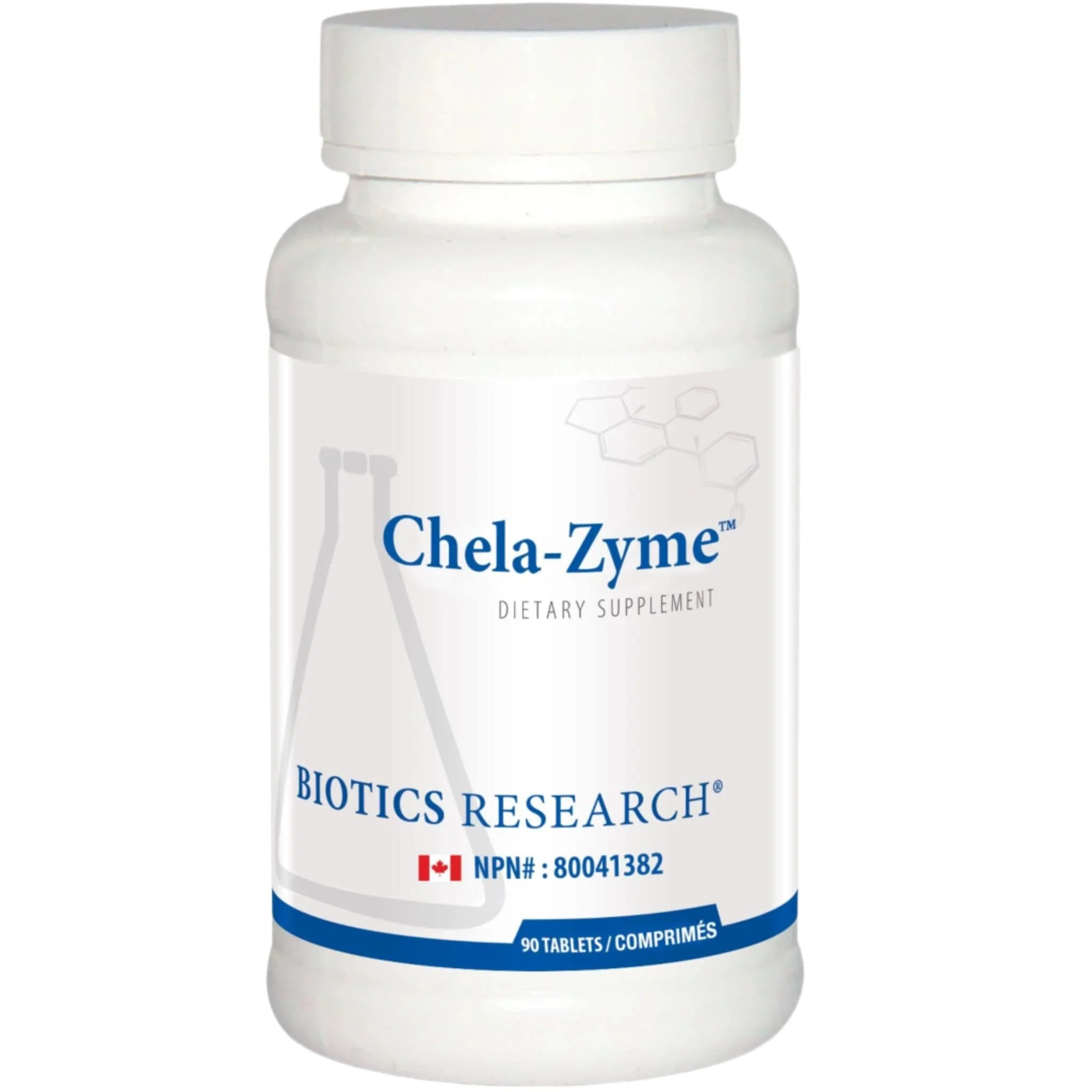 Biotics Research Chela-Zyme, Oral Chelation for Heavy Metal Detox and Plaque Removal, 90-270 Tablets