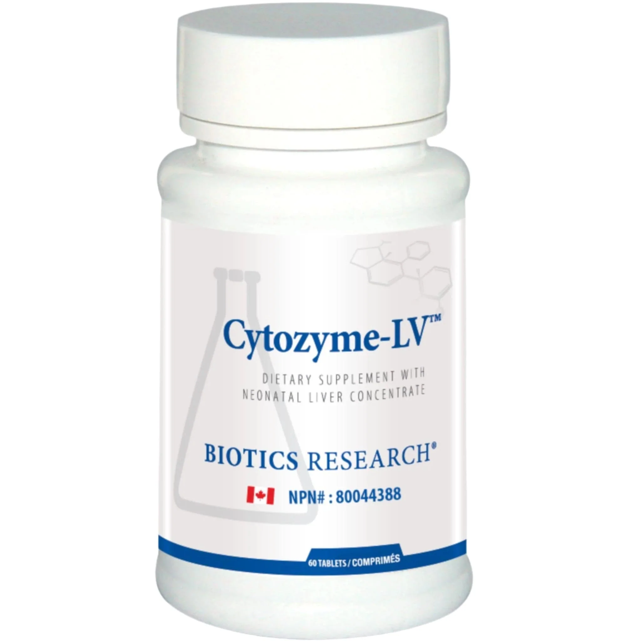 Biotics Research Cytozyme-LV, Supports Liver Health, 60 Tablets