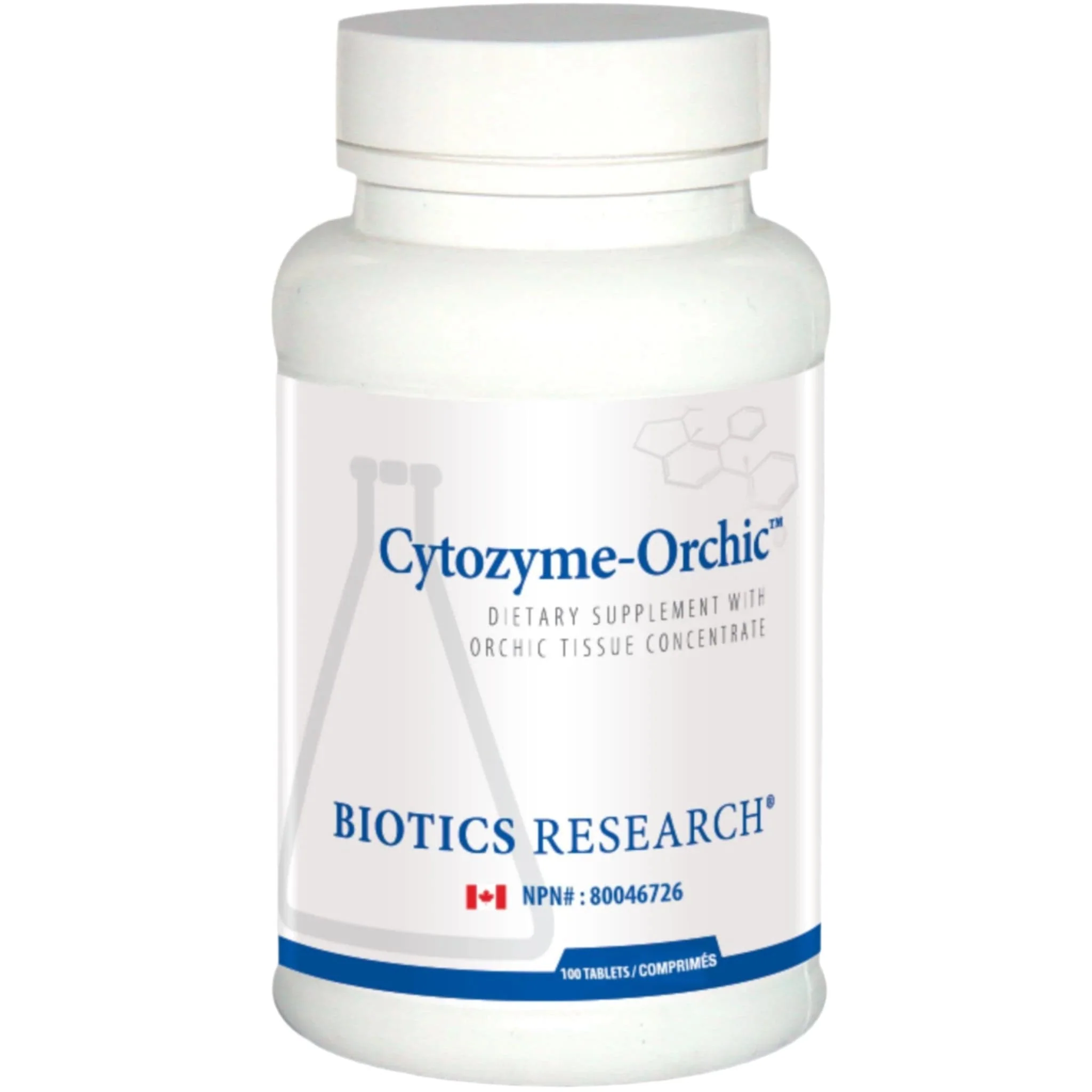 Biotics Research Cytozyme-Orchic, Glandular Support for Reproductive Health, 100 Tablets