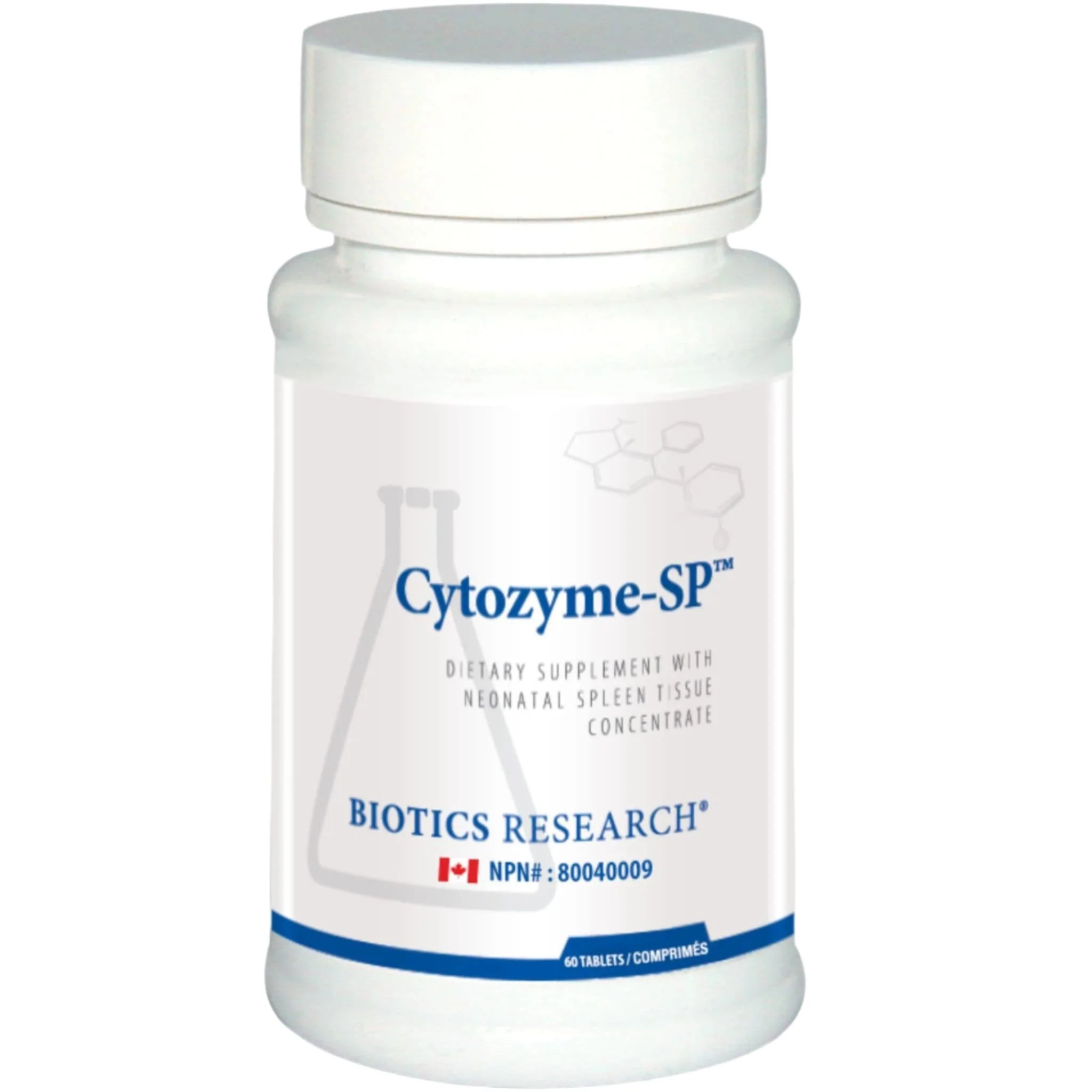 Biotics Research Cytozyme-SP, Spleen and Immune Health Support, 60 Tablets