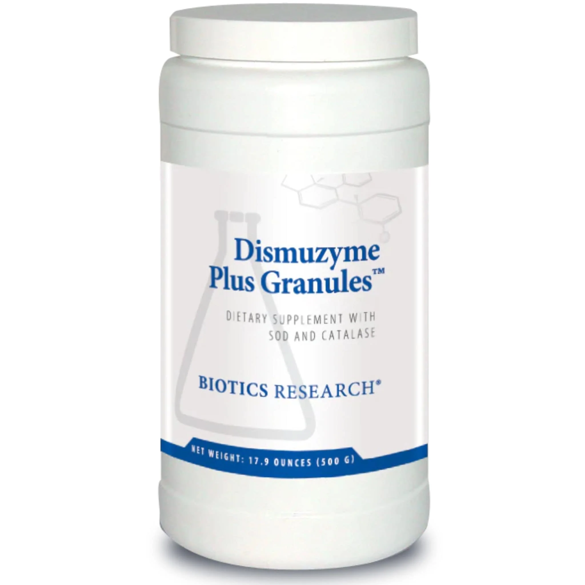 Biotics Research Dismuzyme Plus Granules, Antioxidant Enzyme Support with SOD and Catalase, 500g