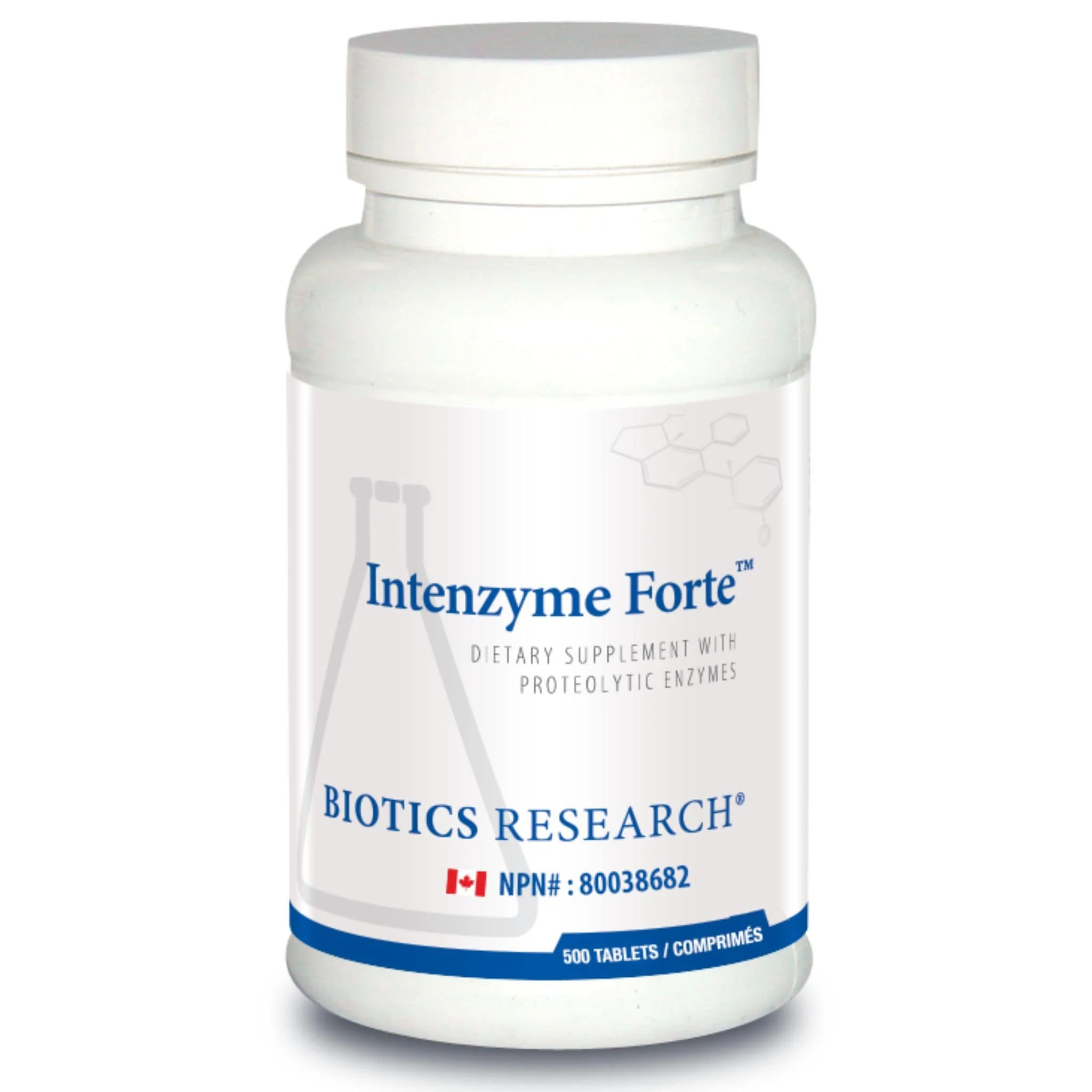 Biotics Research Intenzyme Forte, Proteolytic Enzymes, 50-500 Tablets - Image 5