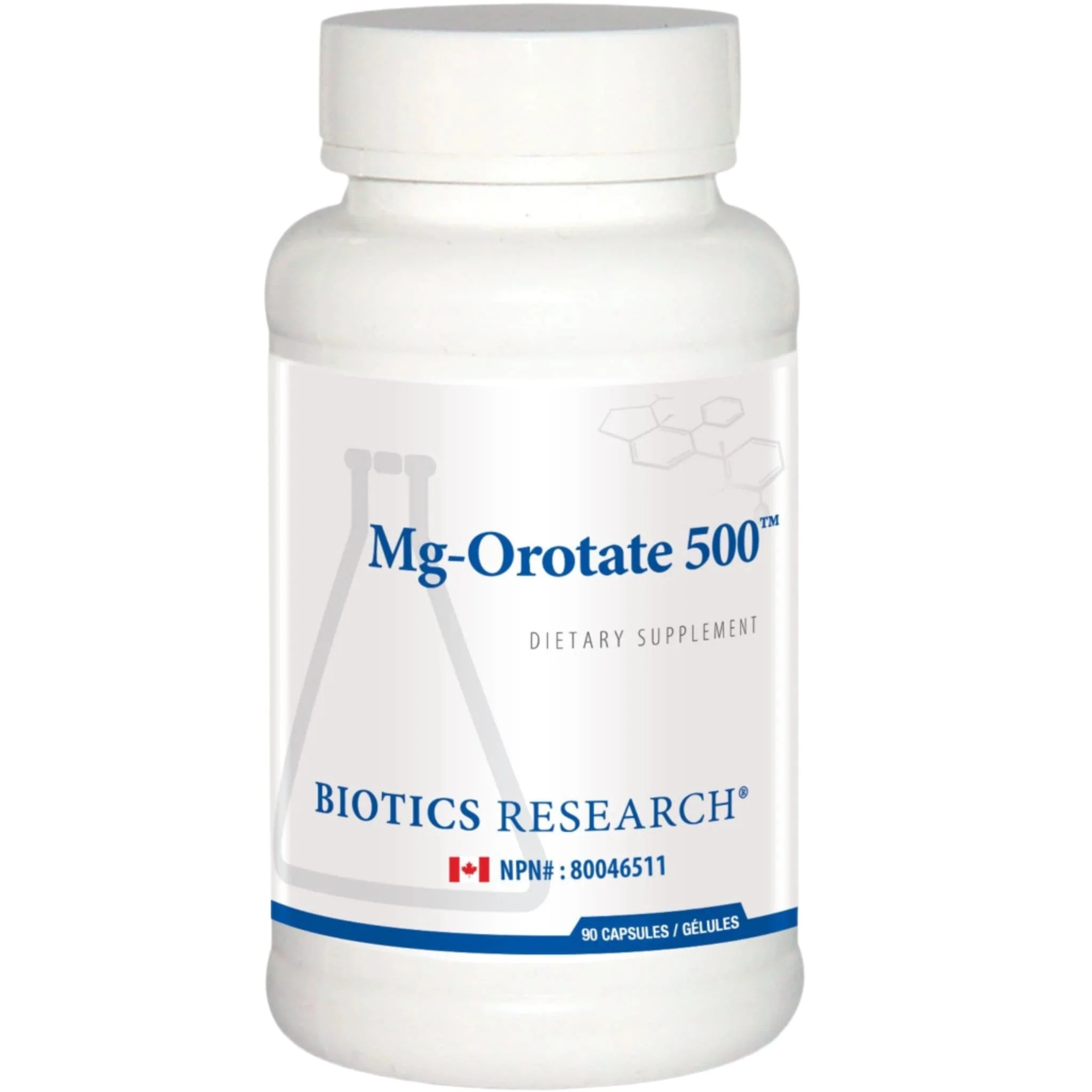Biotics Research Mg-Orotate 500, Magnesium Orotate for Heart Health, Sleep and Relaxation, 90 Capsules