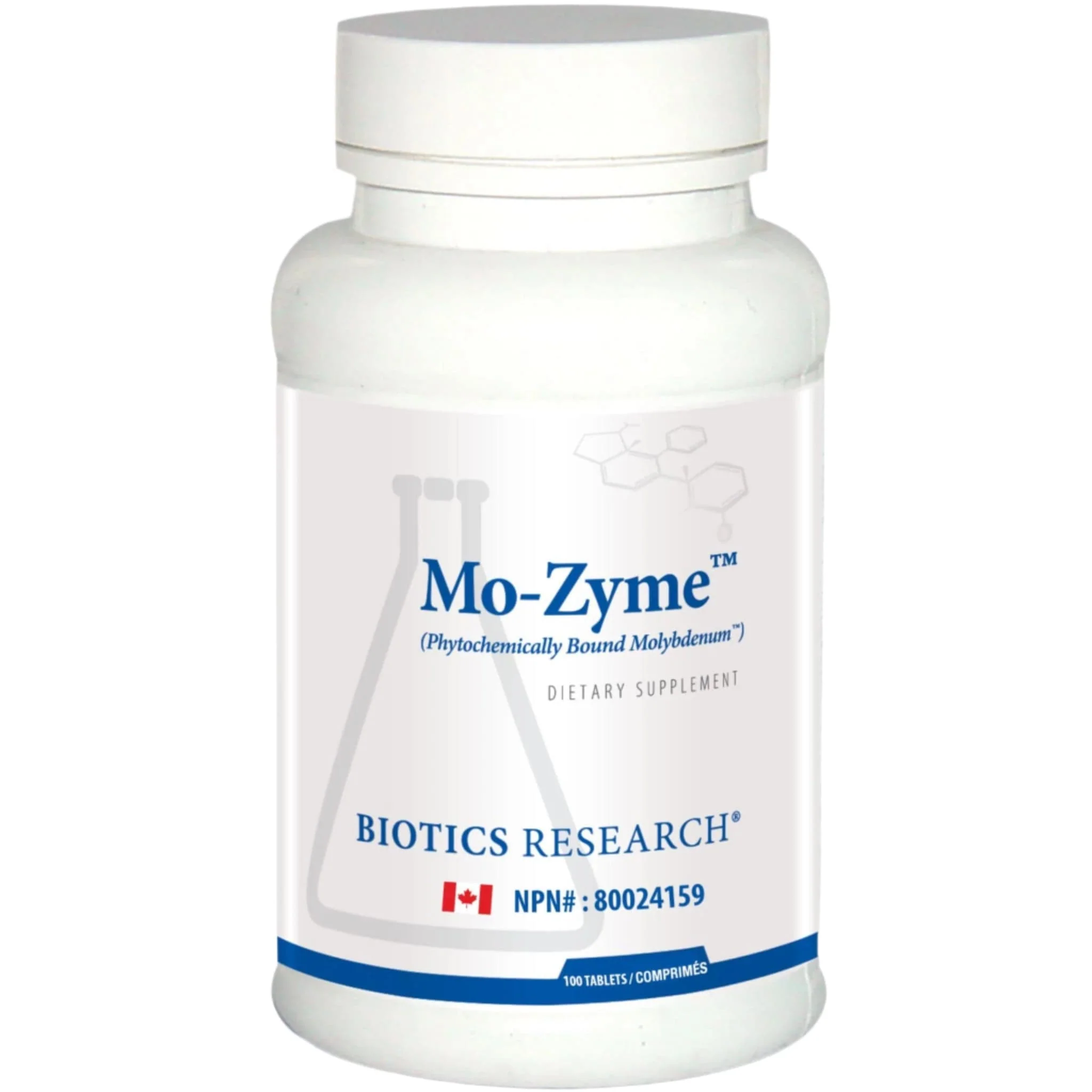 Biotics Research Mo-Zyme, Molybdenum 50mcg, Liver Detox & Sulfur Metabolism Support, 100 Tablets