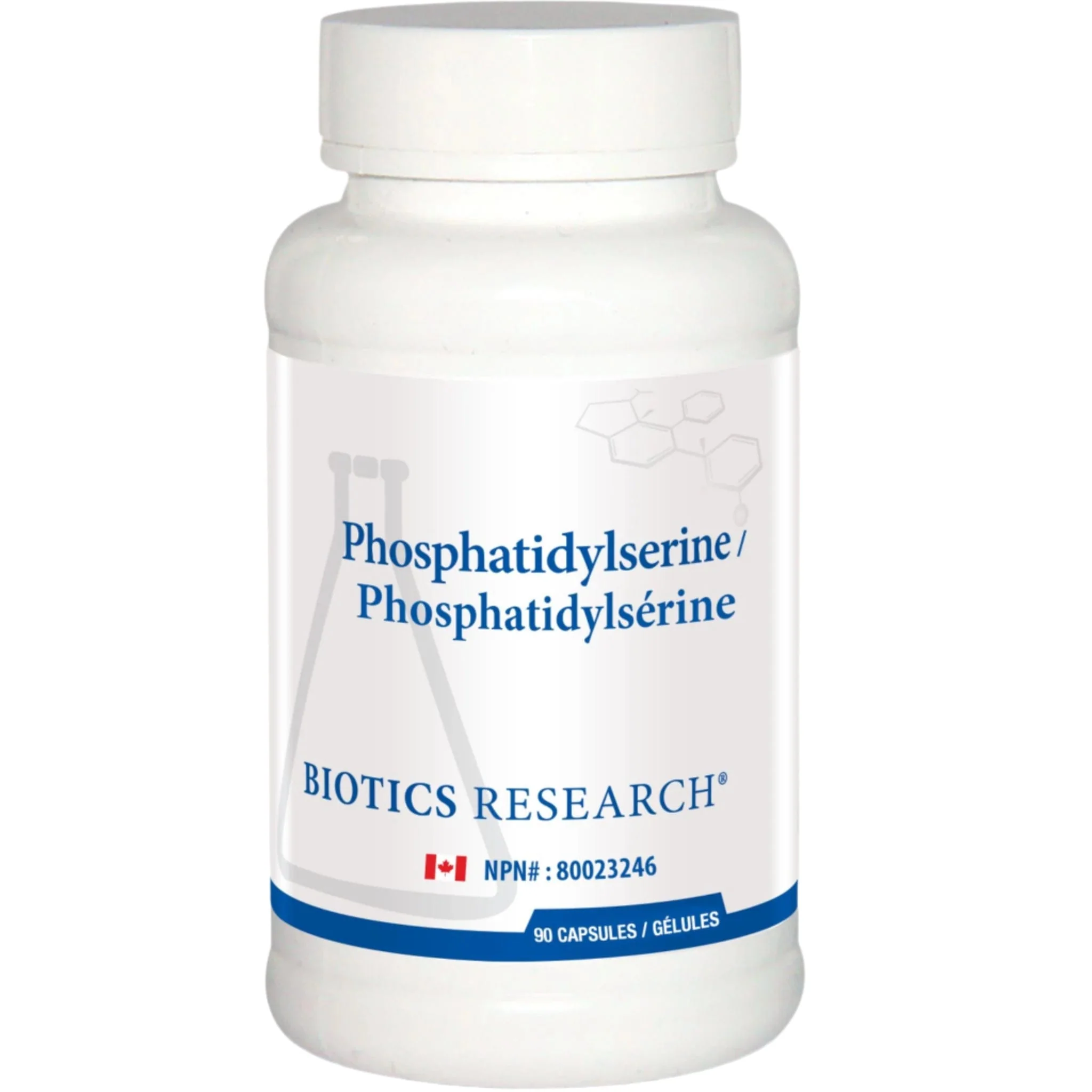 Biotics Research Phosphatidylserine, Cognitive Support for Memory, Focus and Cortisol Balance, 90 Capsules