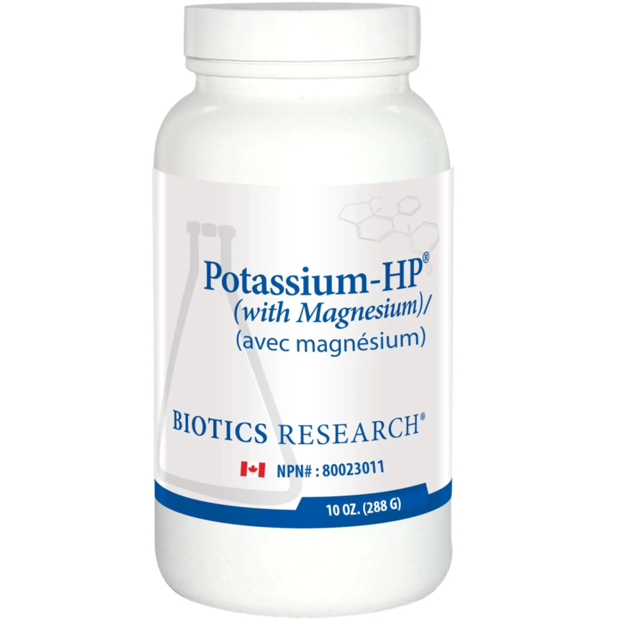 Biotics Research Potassium-HP, High Potency Potassium with Magnesium Citrate Powder, 288g