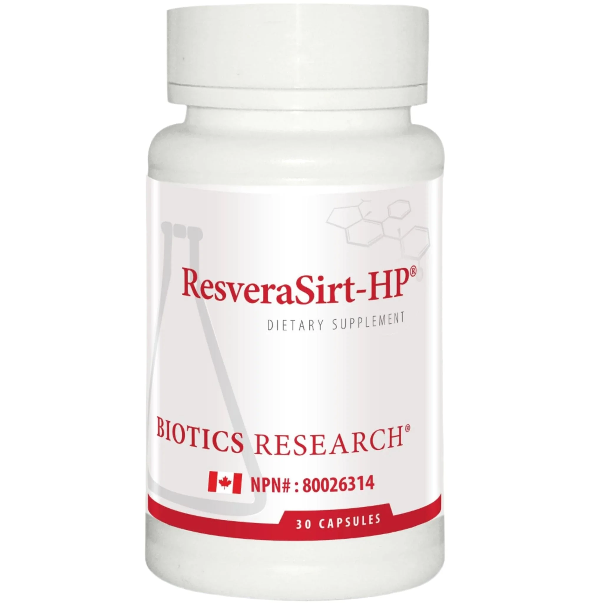 Biotics Research ResveraSirt-HP, Anti-Inflammatory and AntiViral, 30-120 Capsules