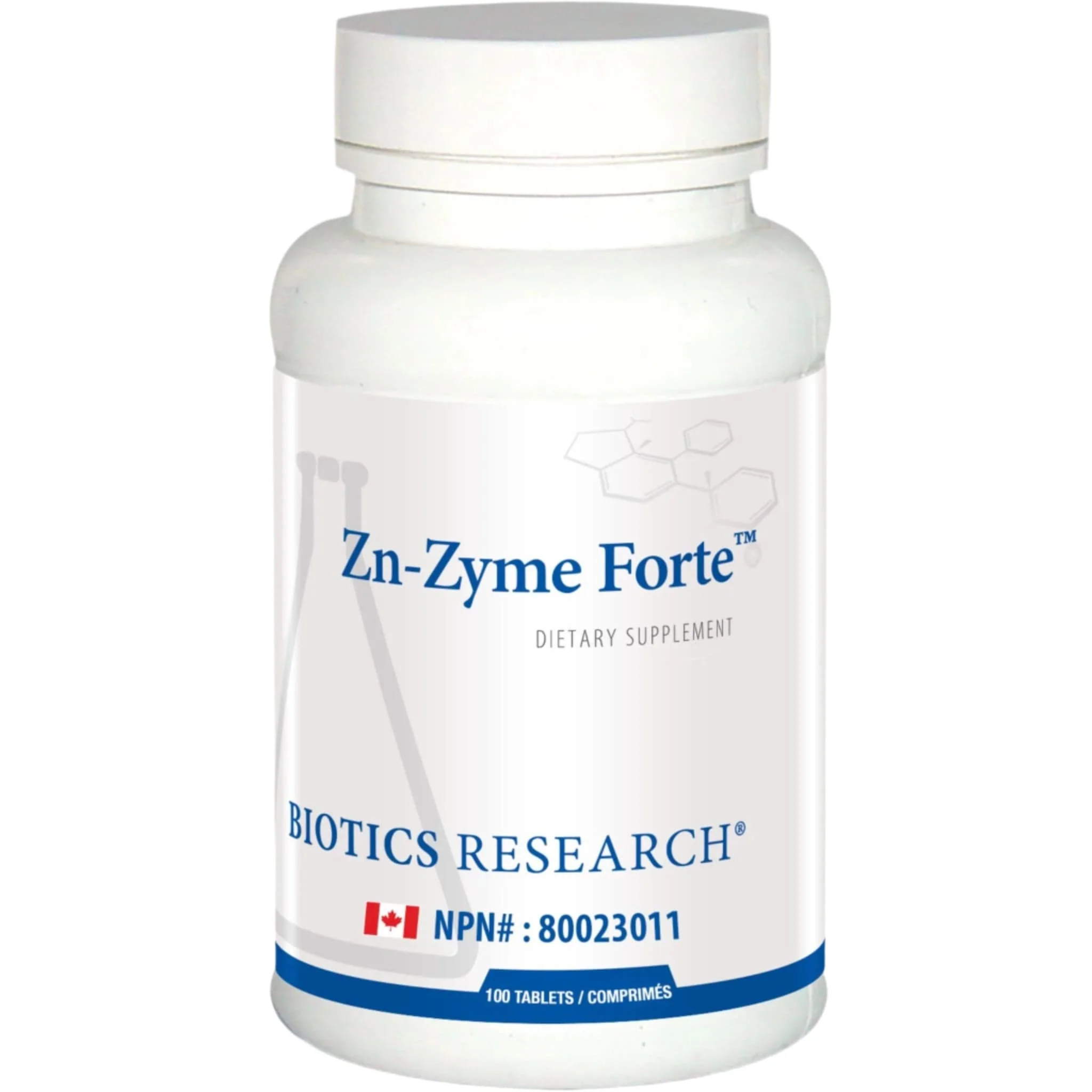Biotics Research Zn-Zyme Forte, Zing 25mg for Immune & Healing Support, Skin Health and Hair Loss, 100 Tablets