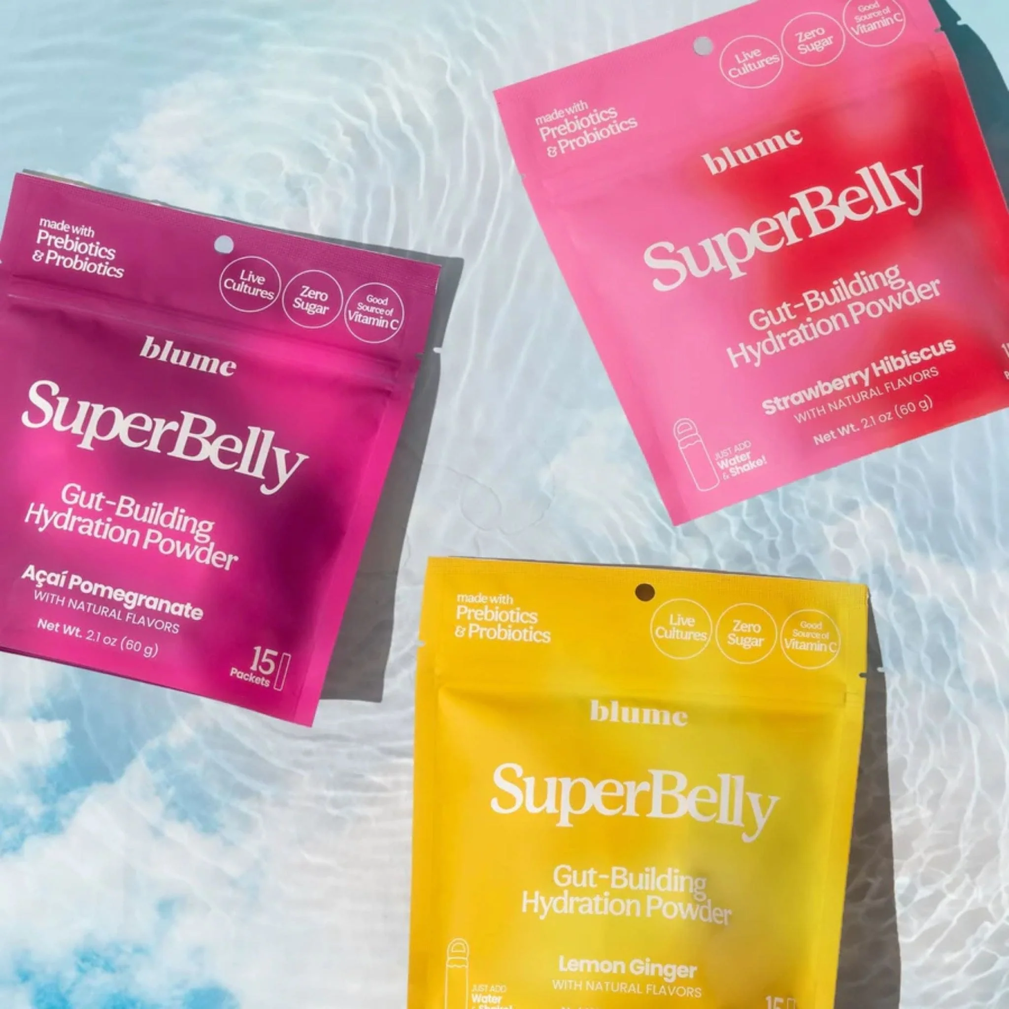 Blume SuperBelly Gut Building Hydration Powder with Prebiotics and Probiotics, 60g - Image 5