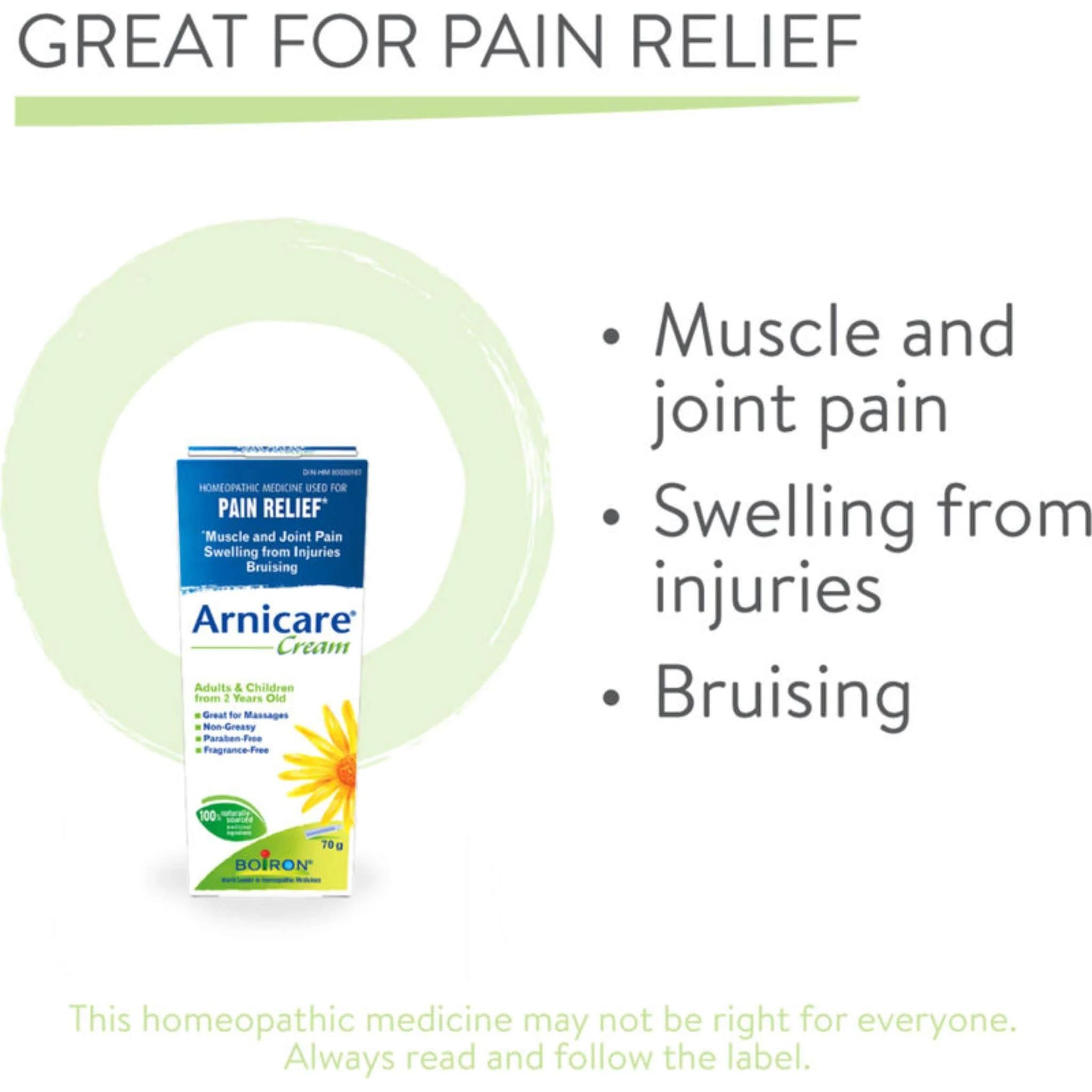 Boiron Arnicare Cream for Muscle & Joint Pain, 70g - Image 3