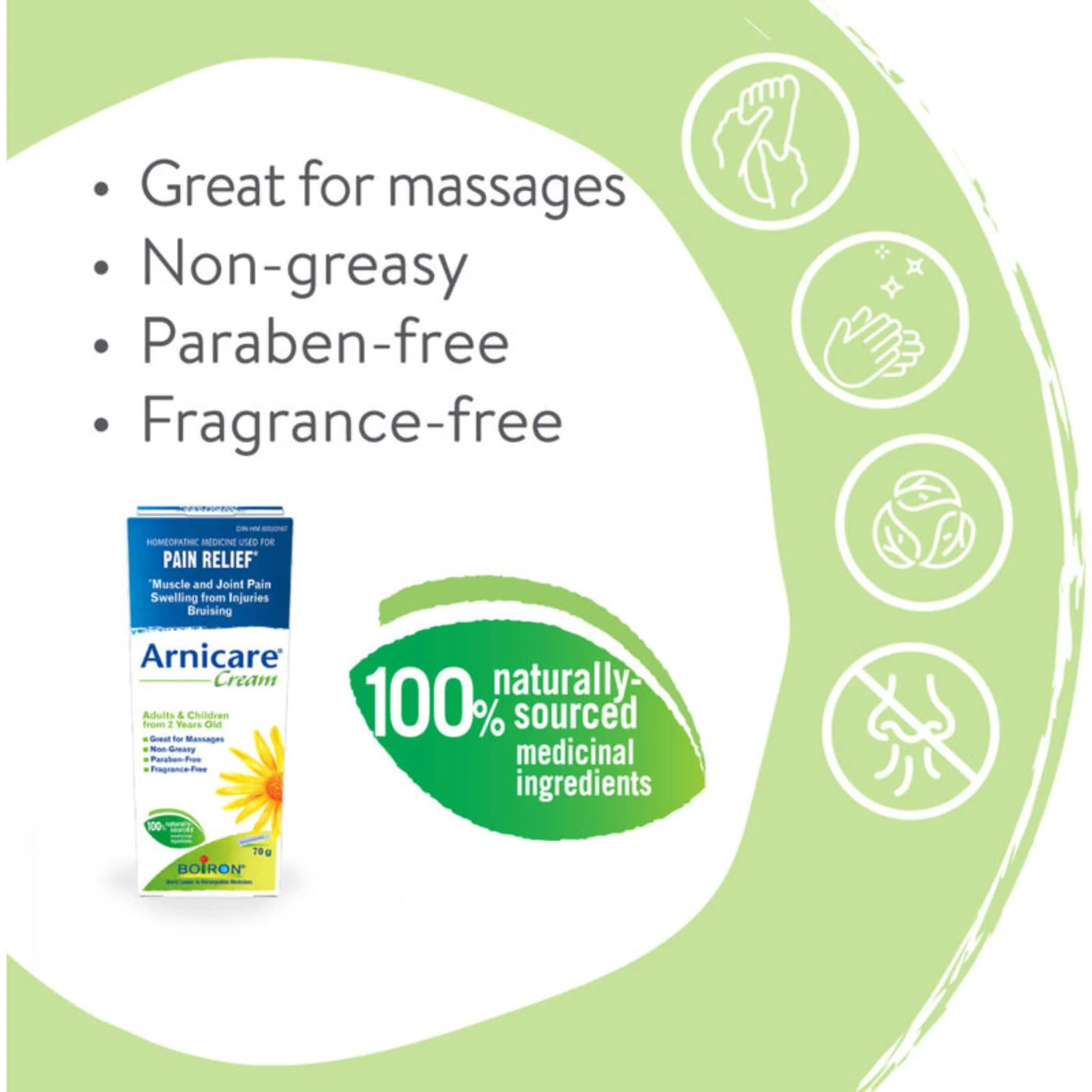Boiron Arnicare Cream for Muscle & Joint Pain, 70g - Image 4