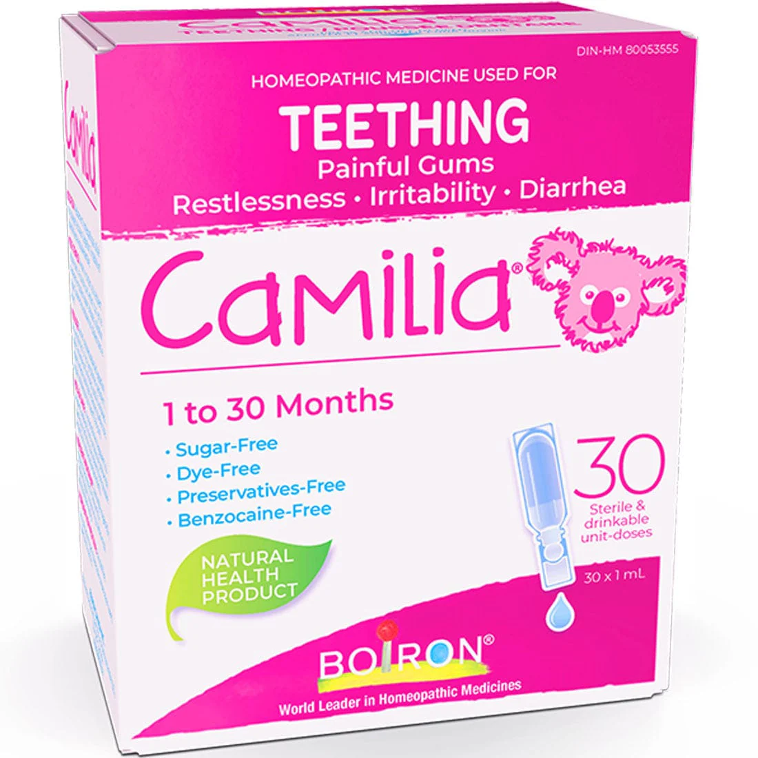 Boiron Camilia Baby Teething Medicine, 1 to 30 months, Sugar free, dye free, preservative free - Image 3