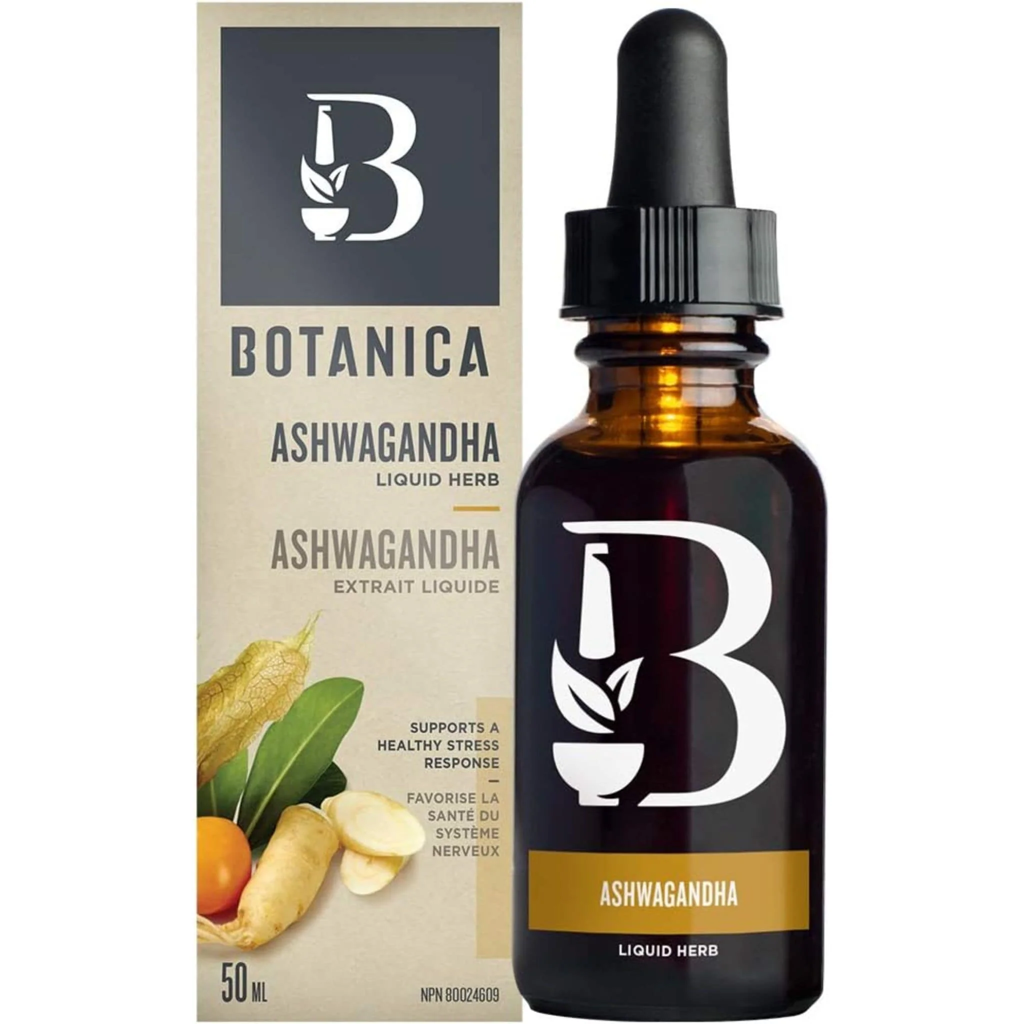 Botanica Ashwagandha Liquid Herb (Stress Support), 50ml