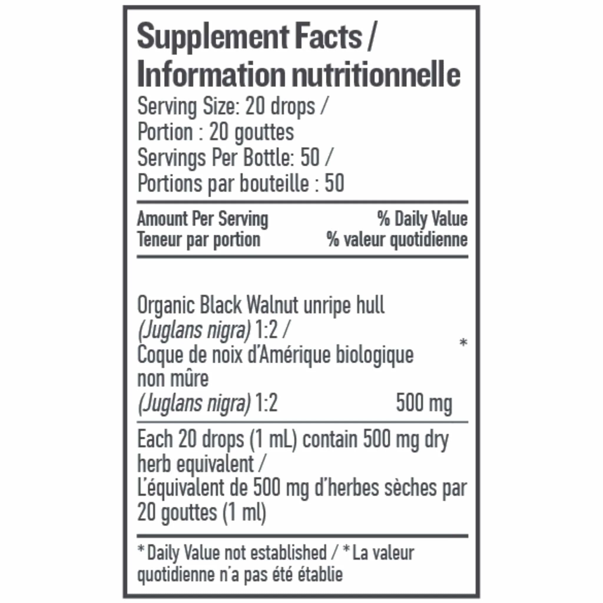 Botanica Black Walnut Anti-Parasitic, 50ml - Image 4