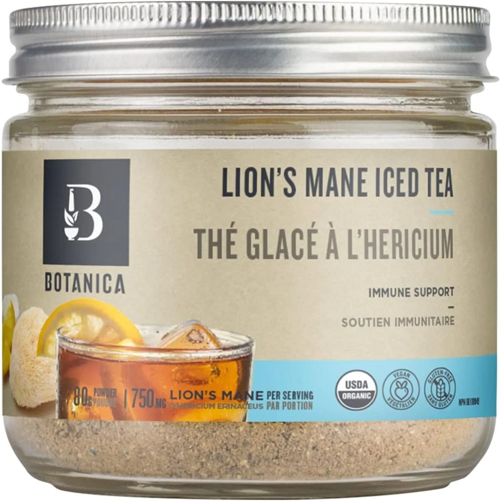 Botanica Lion's Mane Iced Tea, 80g