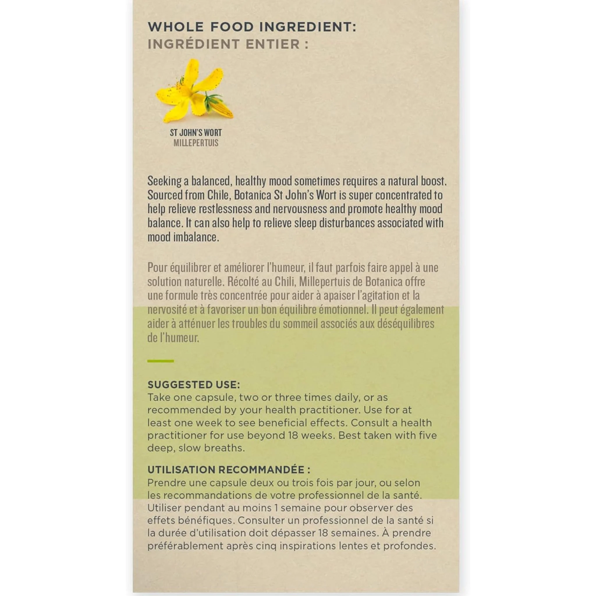 Botanica St. John's Wort, Super Concentrated Liquid Phytocaps - Image 4
