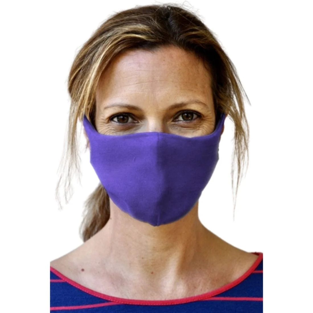 BraveFace Organic Reusable Face Mask Double Layer (Cotton) Domestic SKEENA, ADULT SIZE, Clearance 50% Off, Final Sale - Image 4