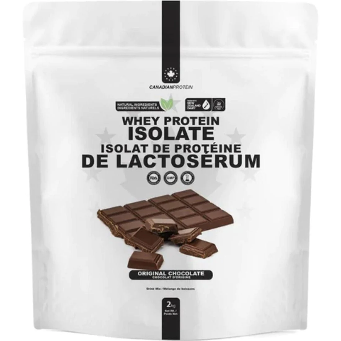 Canadian Protein All-Natural Grass-Fed New Zealand Whey Protein Isolate (Stevia) - Image 2