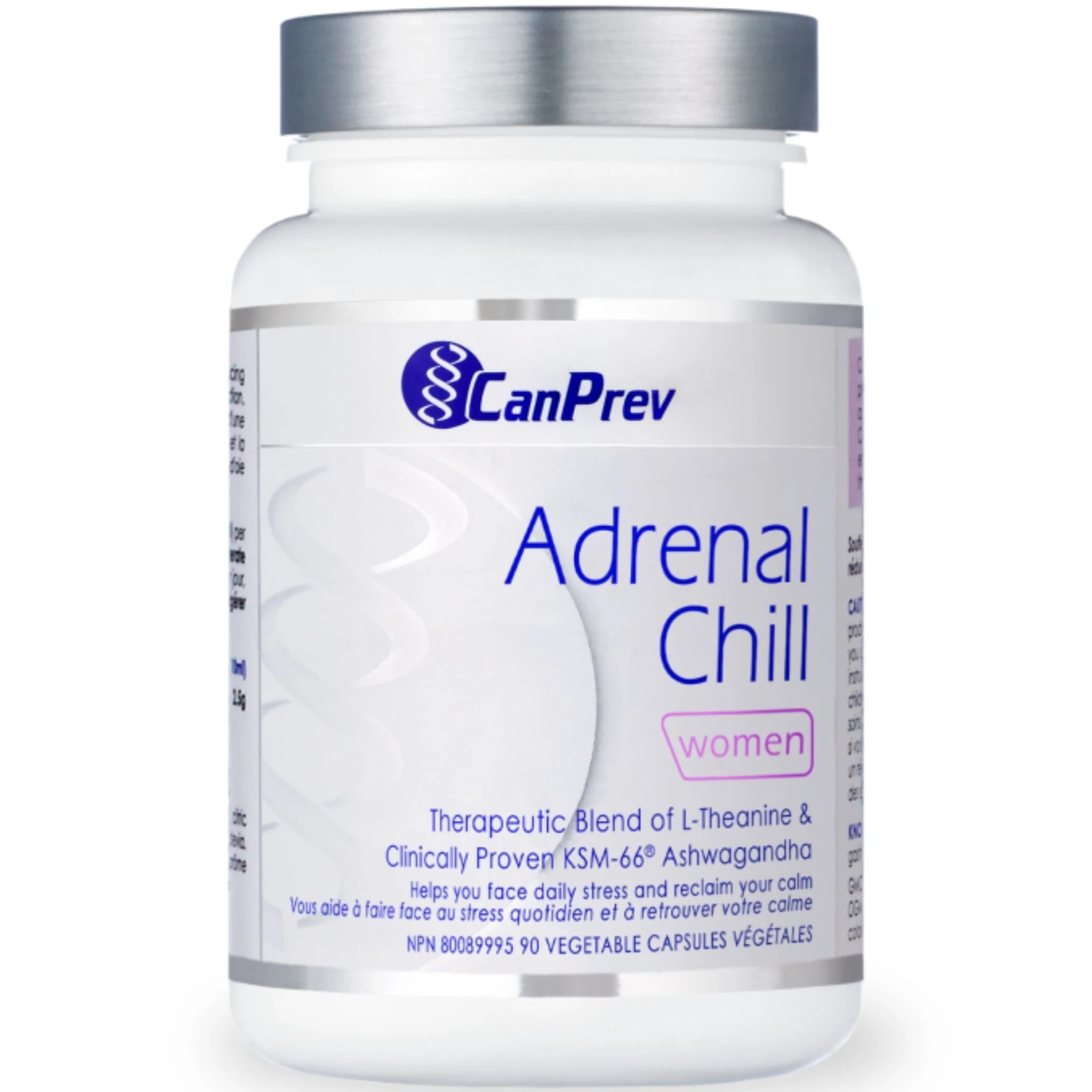 CanPrev Adrenal Chill for Women, 90 Vegetable Capsules