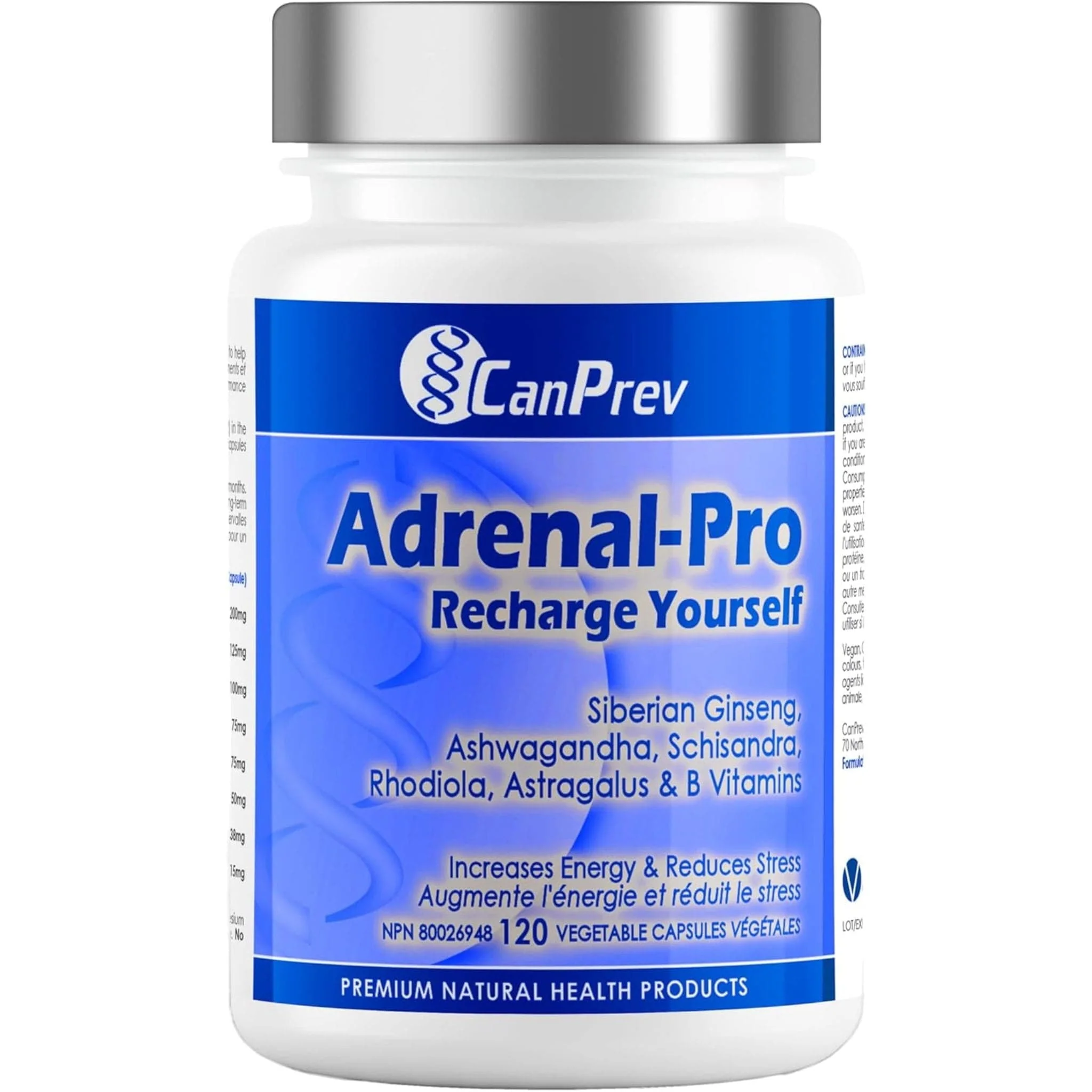 CanPrev Adrenal Pro, Adrenal Gland Support, Increase Energy, Stress Management, 120 Vegetable Capsules - Image 9