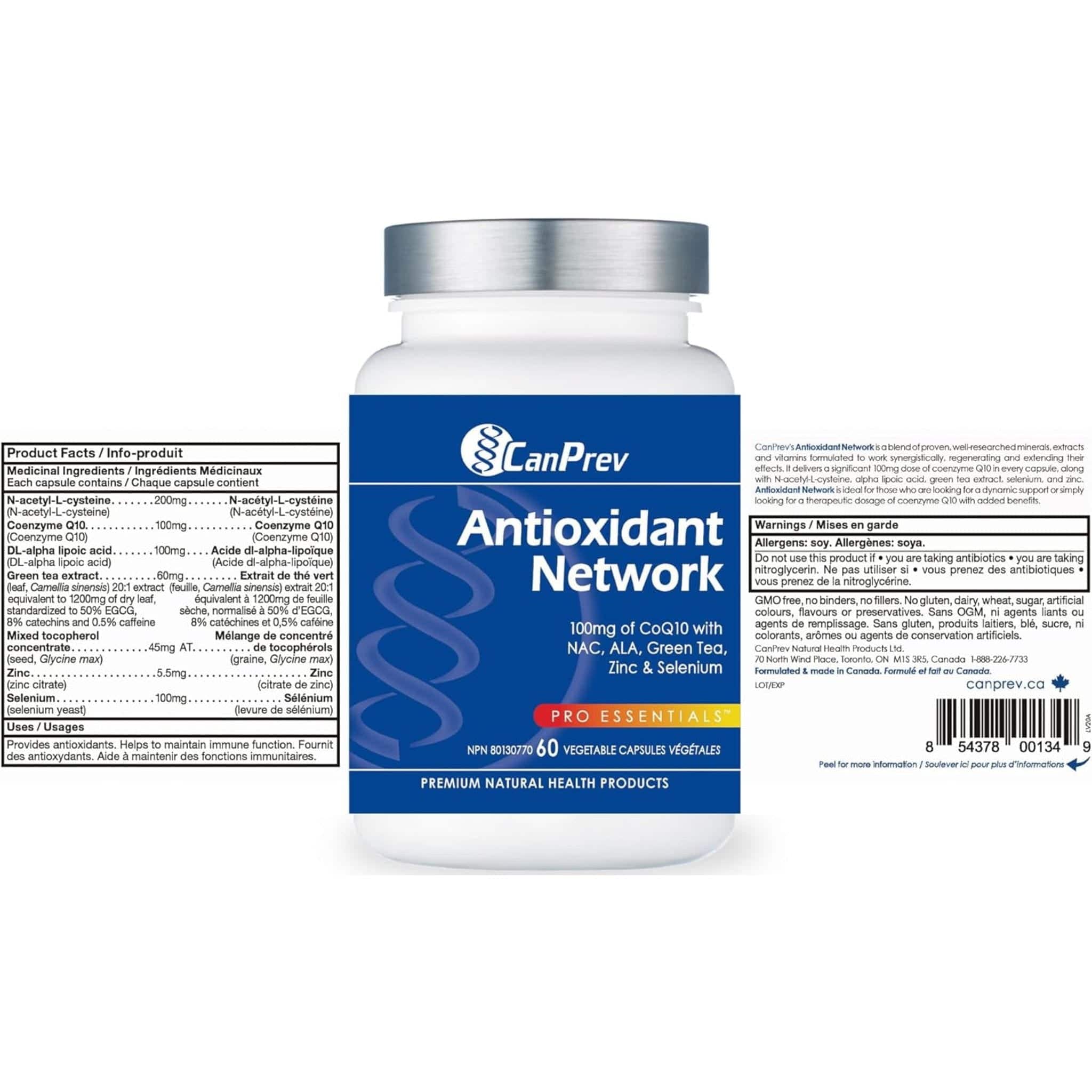 CanPrev Antioxidant Network, Antioxidant Formula, 60 Vegetable Capsules - Image 11