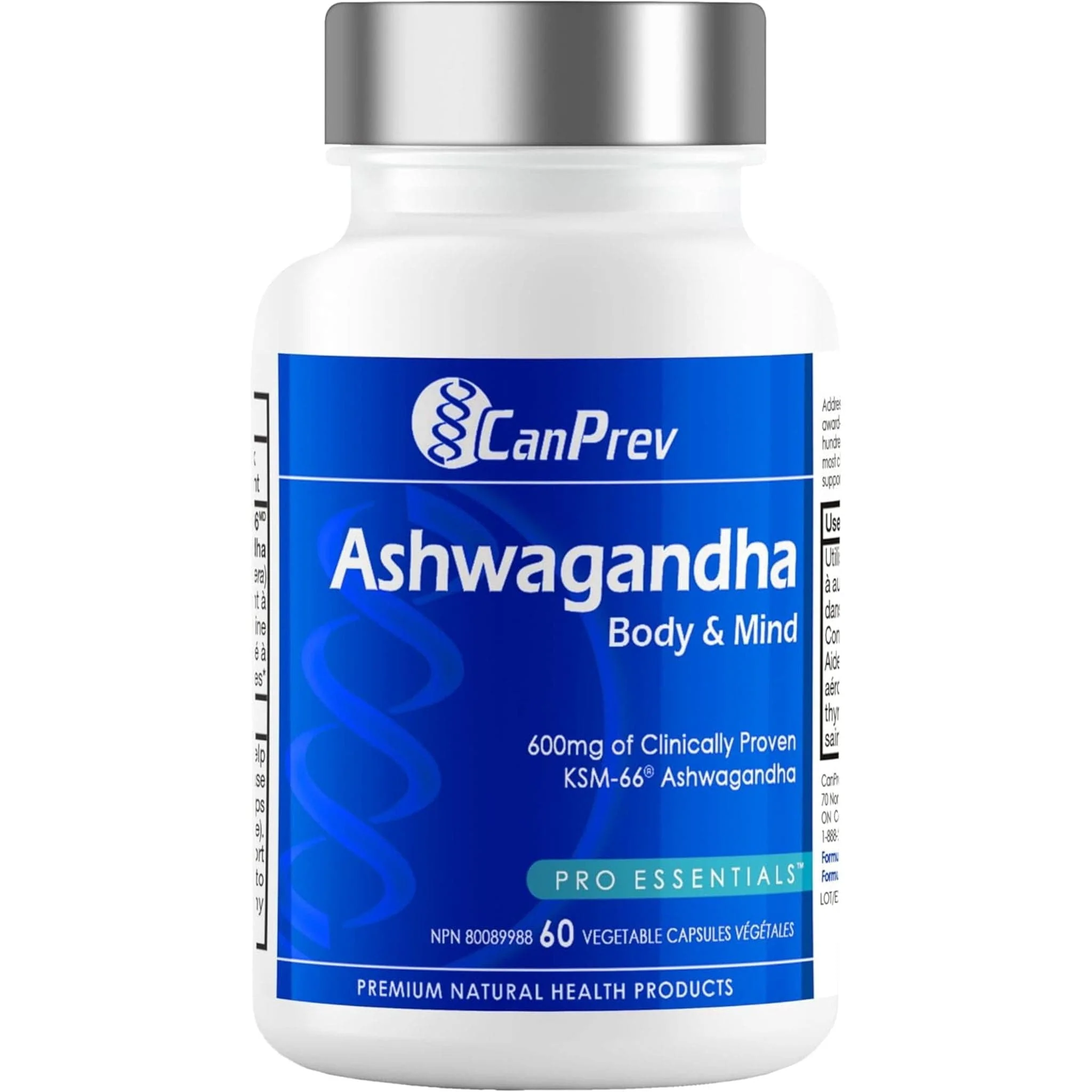 CanPrev Ashwagandha Body and Mind, 60 Vegetable Capsules