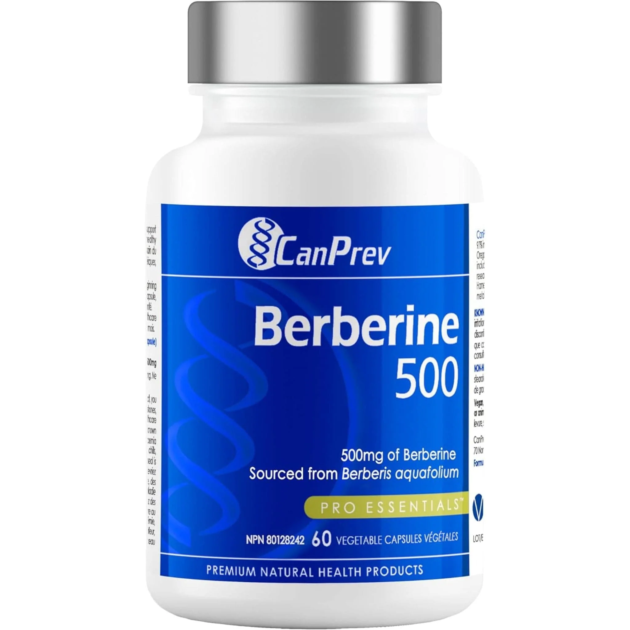 Canprev Berberine 500mg, 60 Vegetable Capsules - Image 2