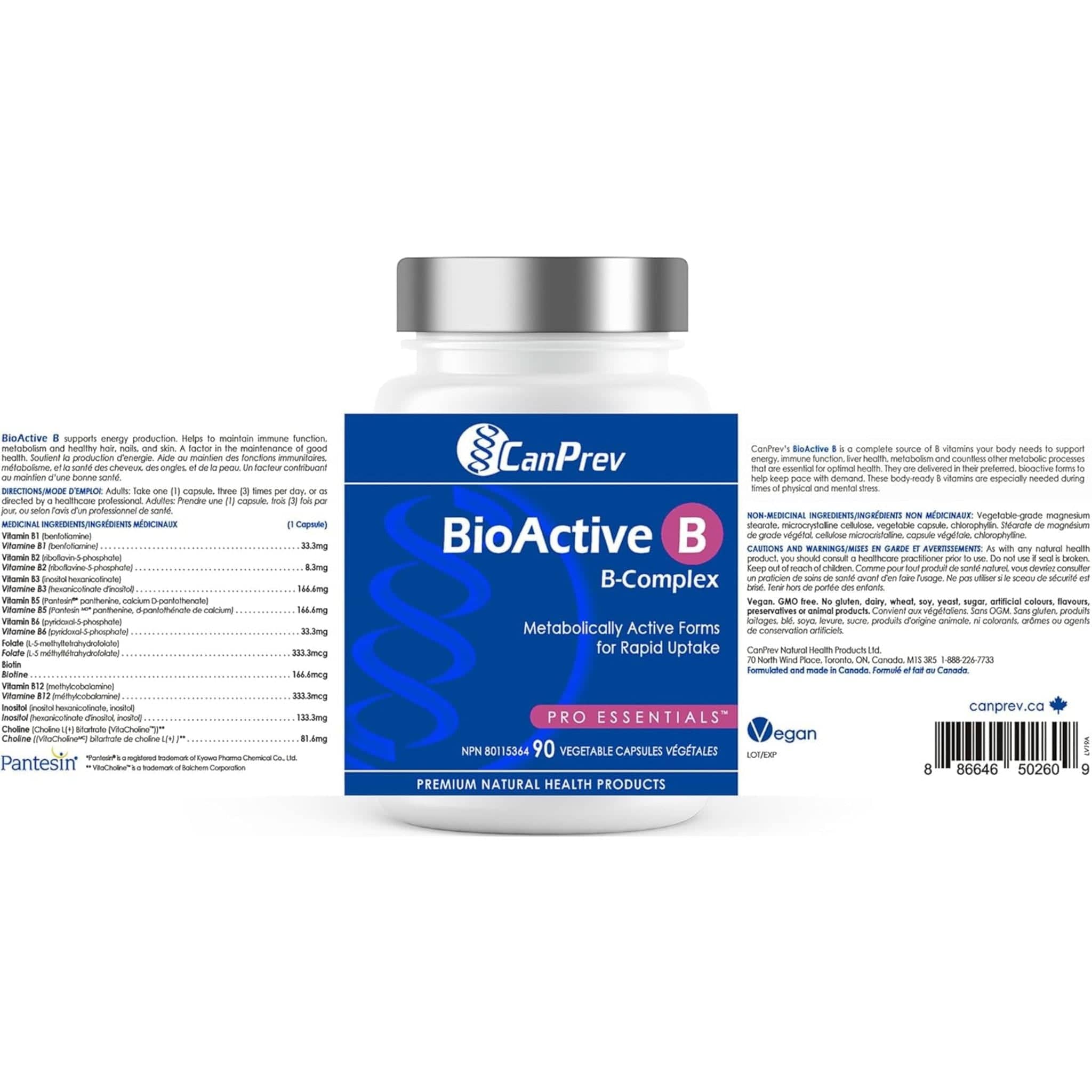 CanPrev BioActive B Complex Capsules - Image 10