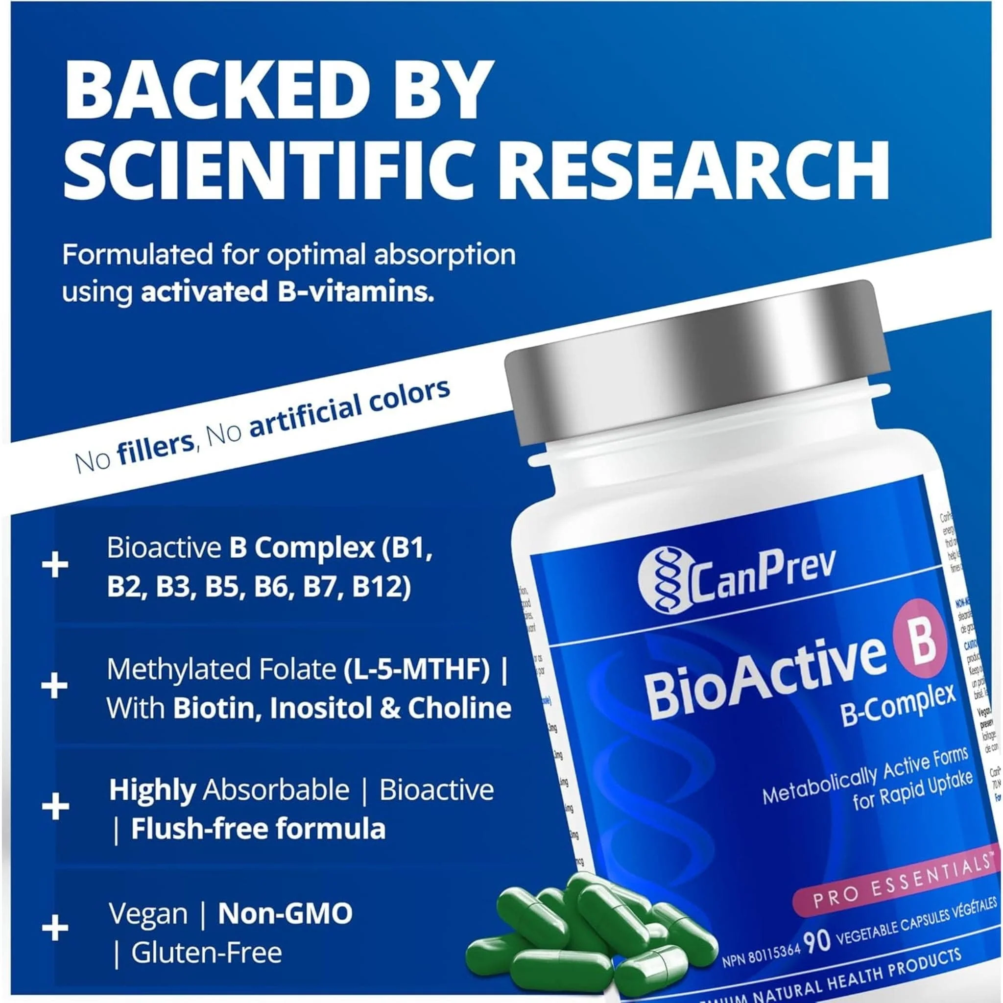 CanPrev BioActive B Complex Capsules - Image 11