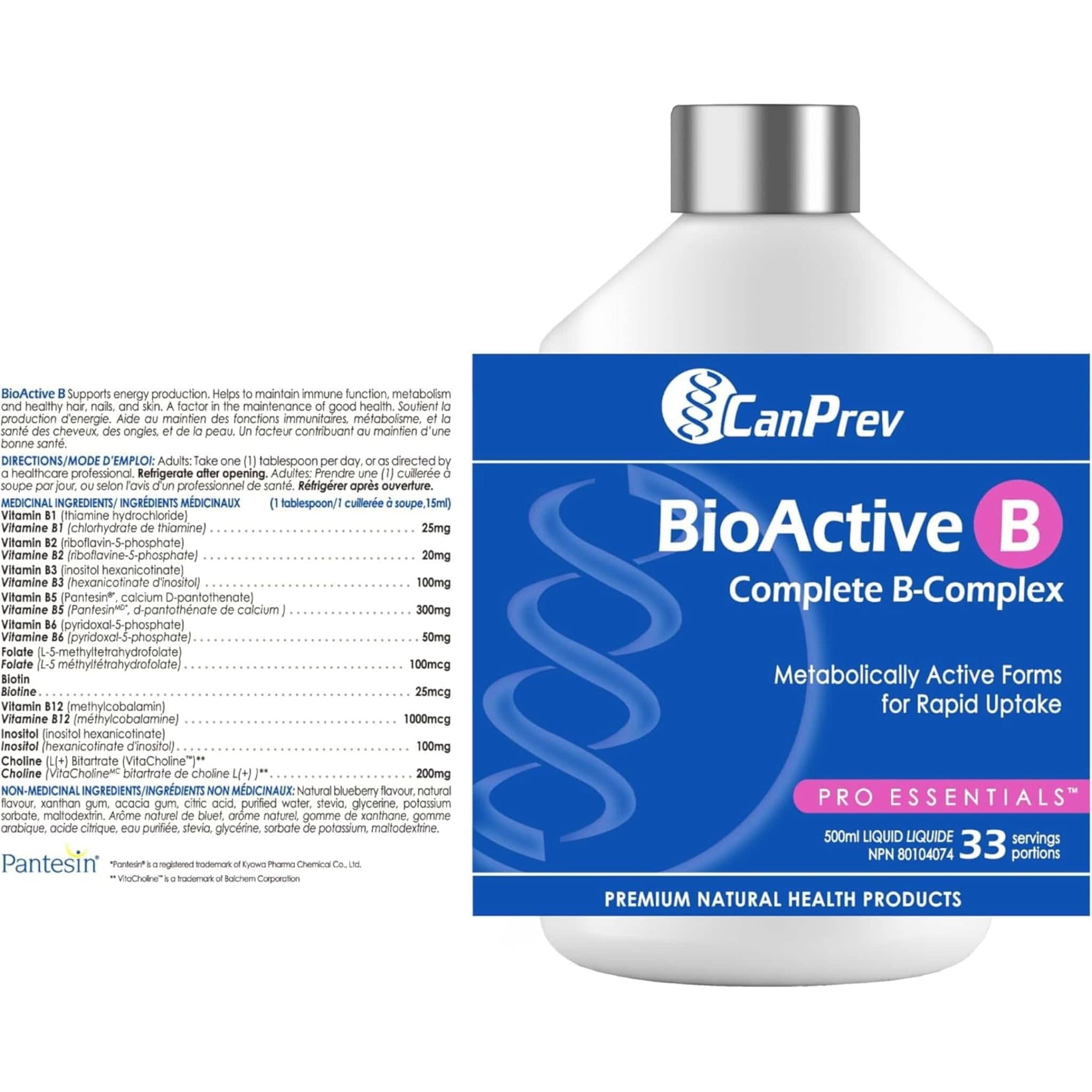 CanPrev BioActive B Liquid, 500 ml - Image 3
